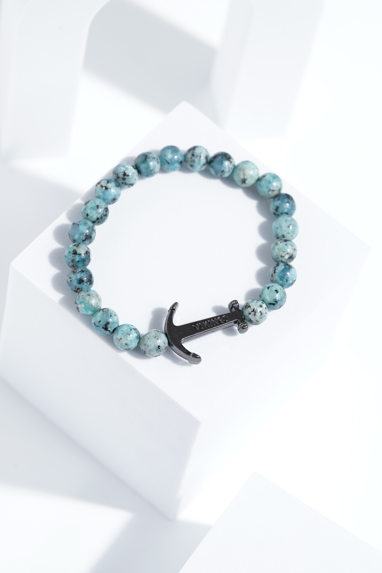 Light Blue Hook Bead Bracelets | Unisex. worldjewel.in Bead Bracelets