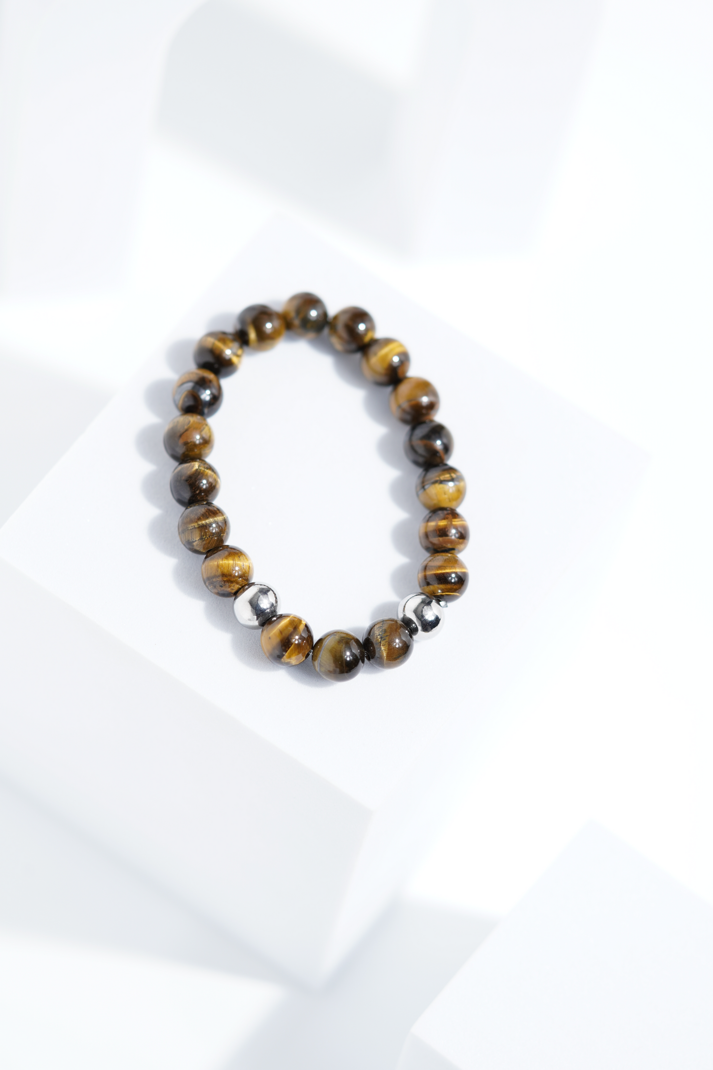 Shiney Brown Black Shade Bead Bracelets | Unisex. worldjewel.in Bead Bracelets