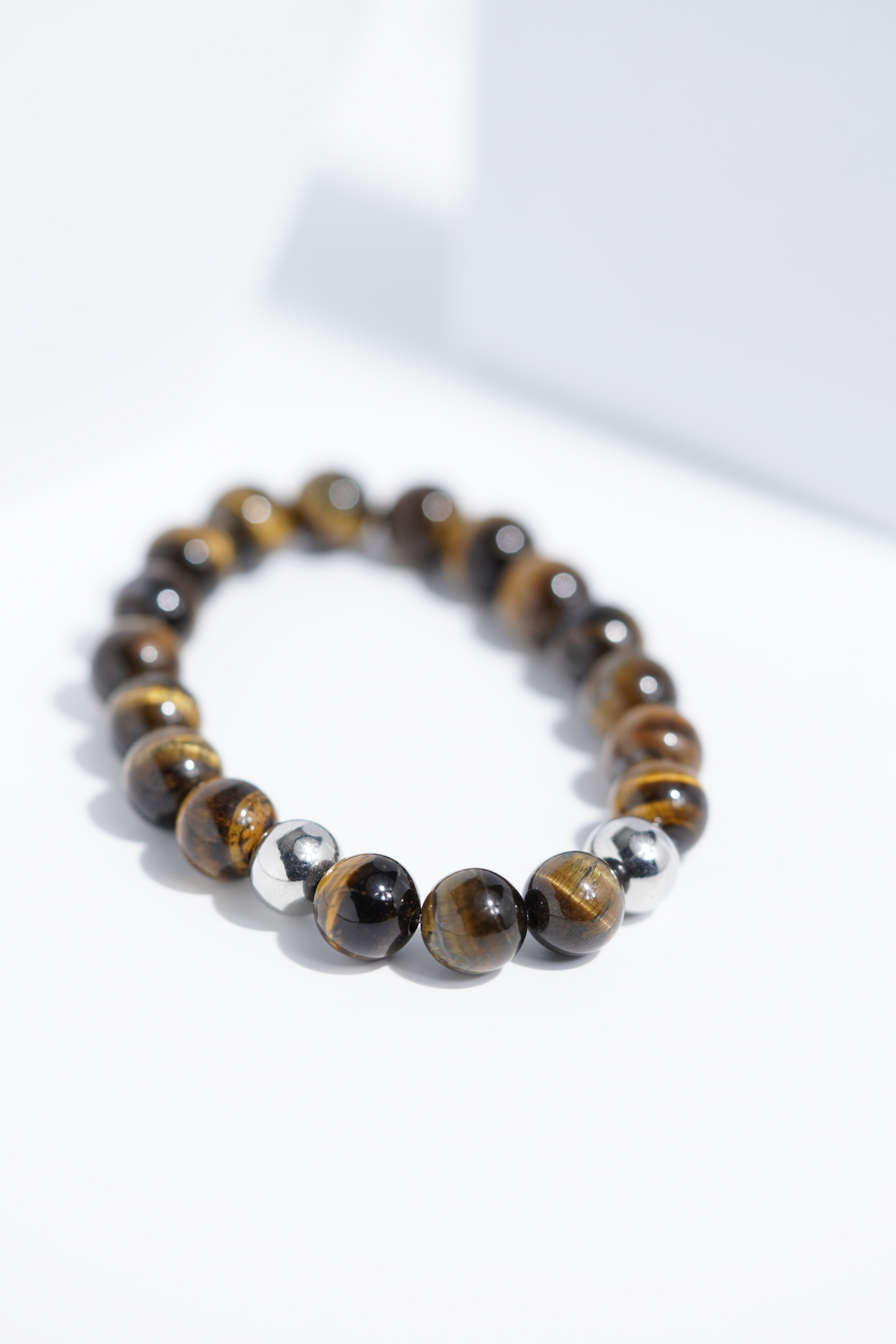 Shiney Brown Black Shade Bead Bracelets | Unisex. worldjewel.in Bead Bracelets