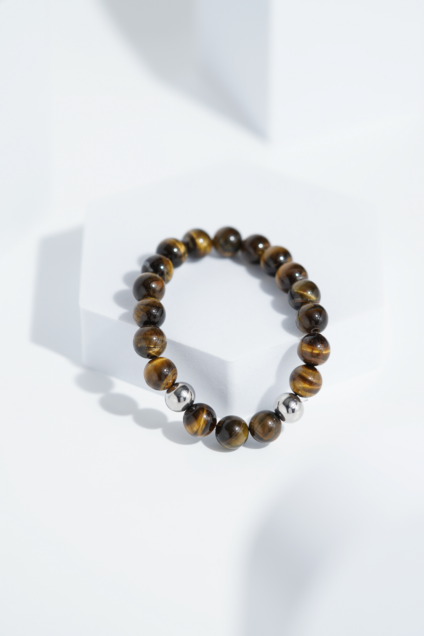 Shiney Brown Black Shade Bead Bracelets | Unisex. worldjewel.in Bead Bracelets
