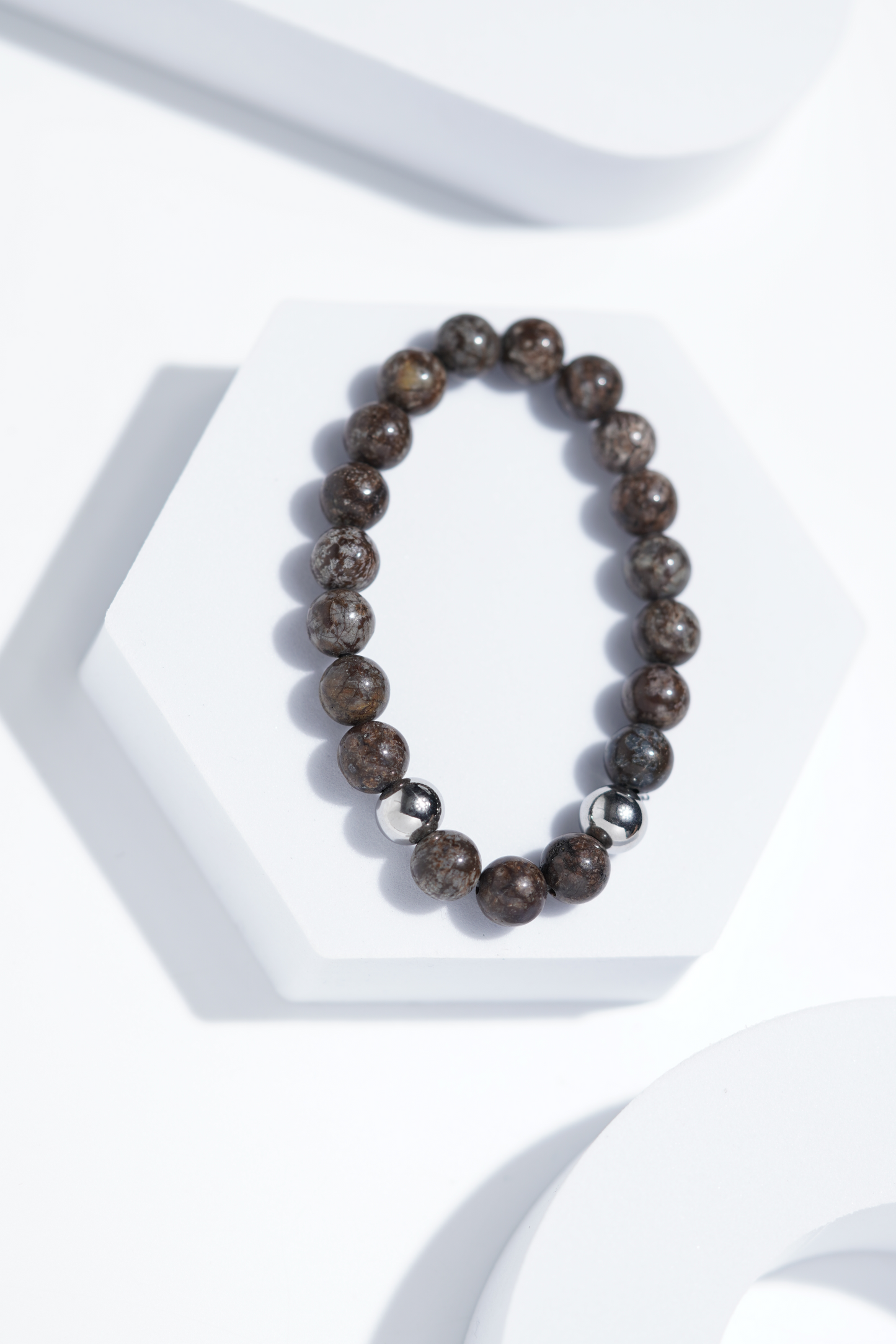 Dark Brown Bead Bracelets | Unisex. worldjewel.in Bead Bracelets