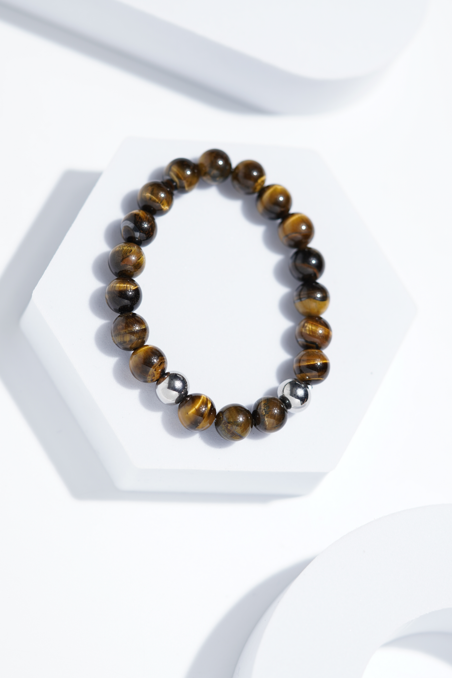 Shiney Brown Black Shade Bead Bracelets | Unisex. worldjewel.in Bead Bracelets