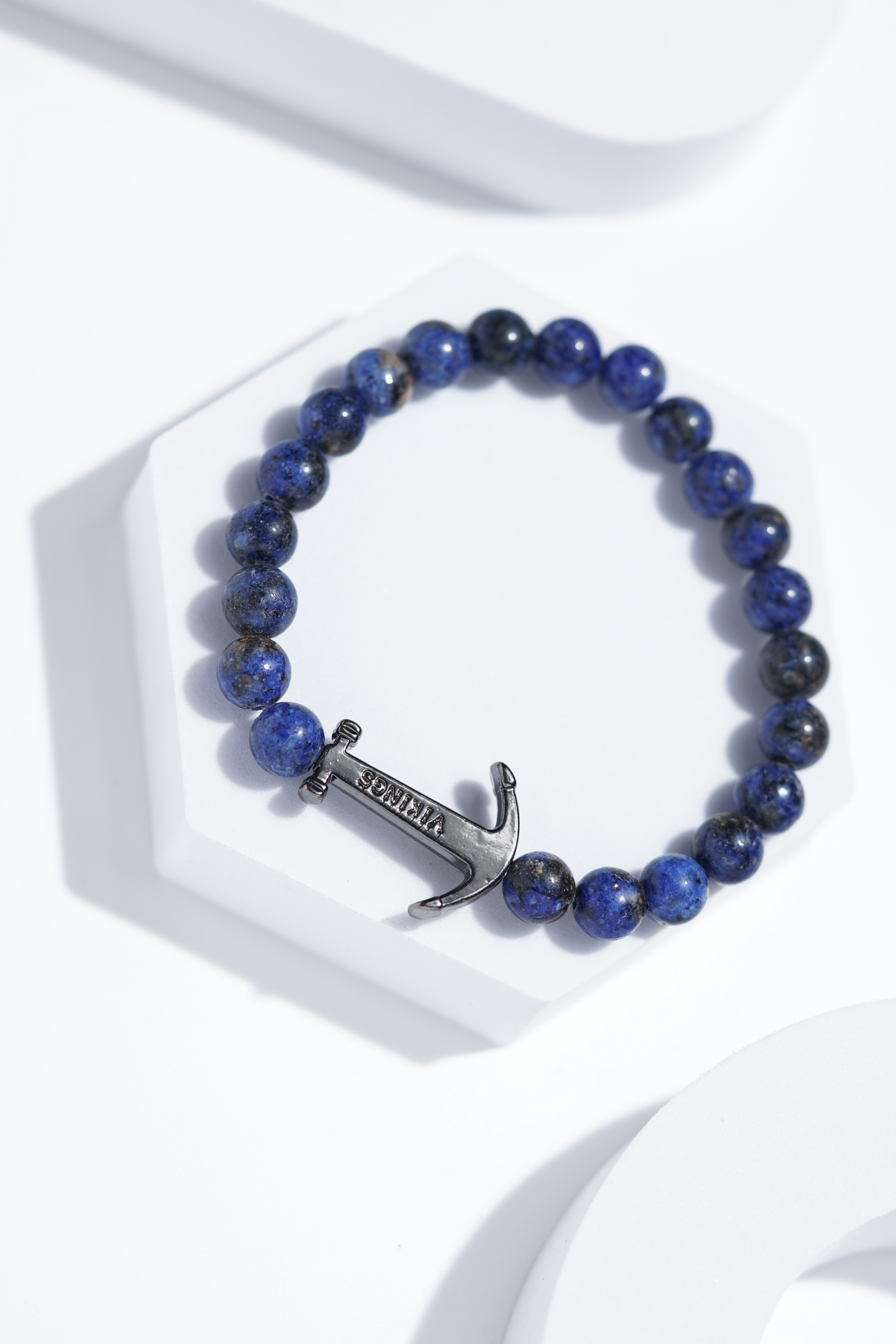 Blue Hook Bead Bracelets | Unisex. worldjewel.in Bead Bracelets