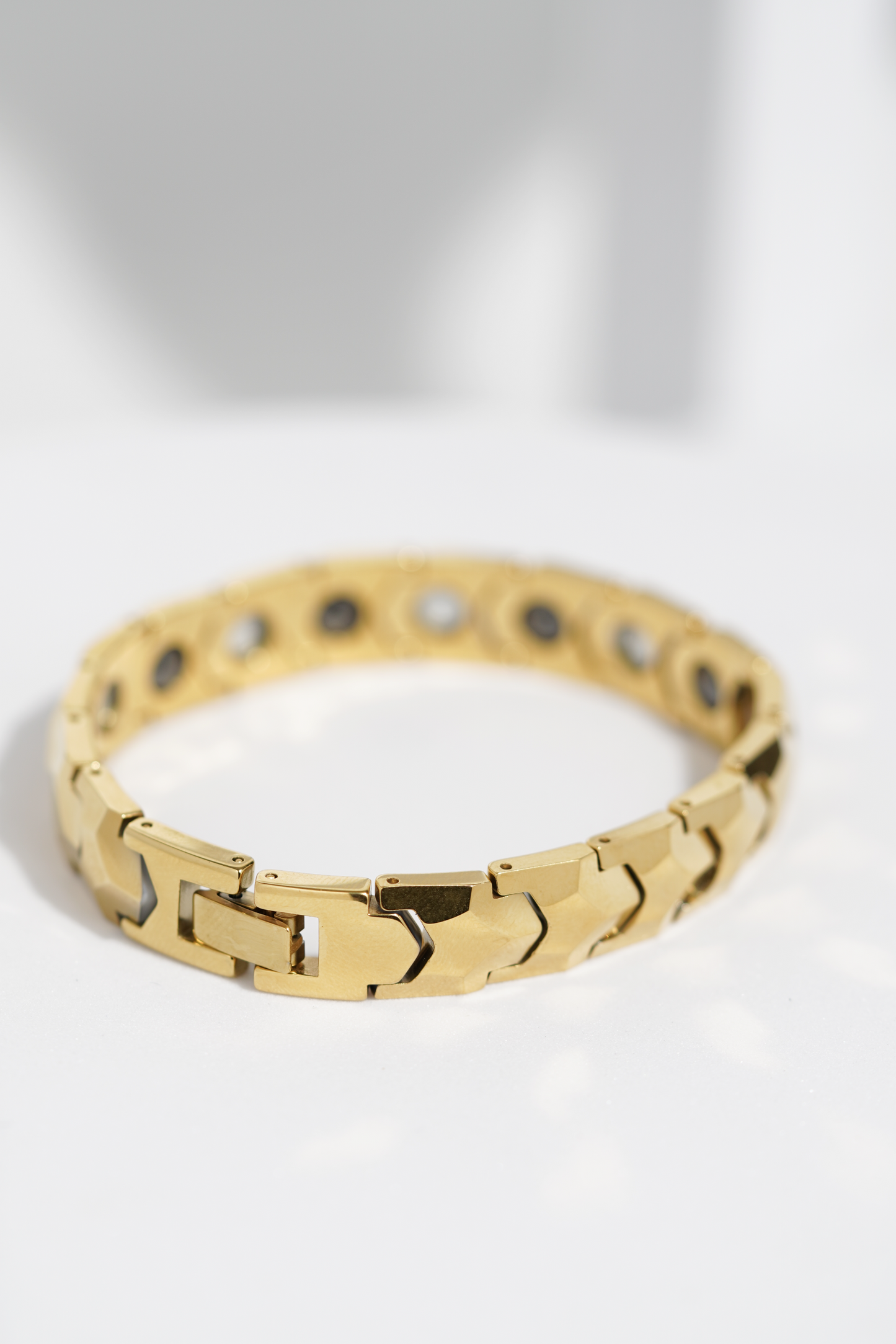 Golden Bold - Ceramic bracelet for men worldjewel.in men's bracelets