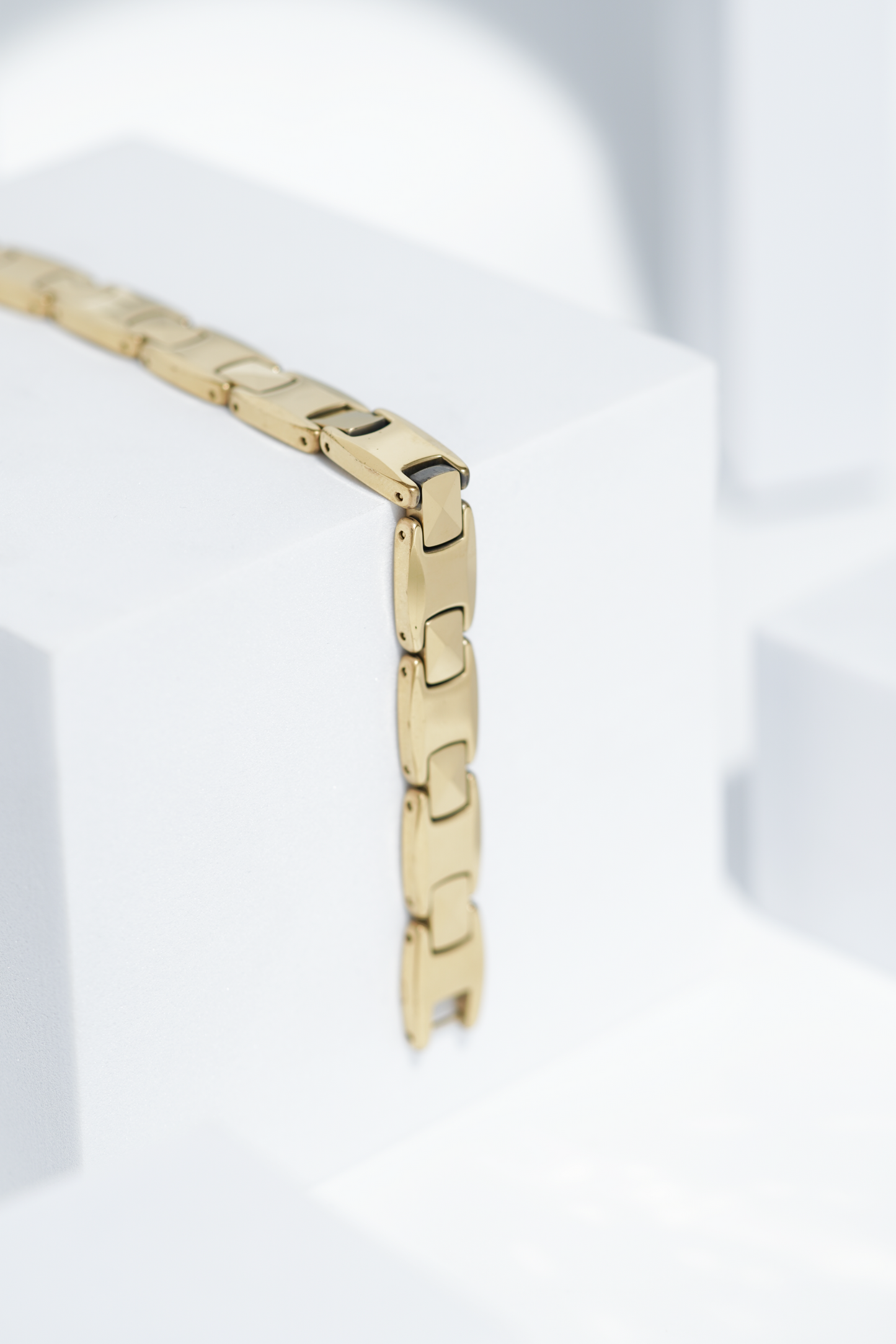 Golden Oval - Ceramic bracelet for men. worldjewel.in men's bracelets