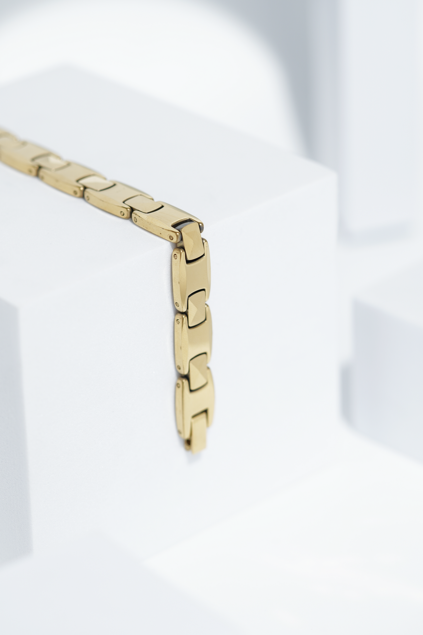 Golden Oval - Ceramic bracelet for men. worldjewel.in men's bracelets