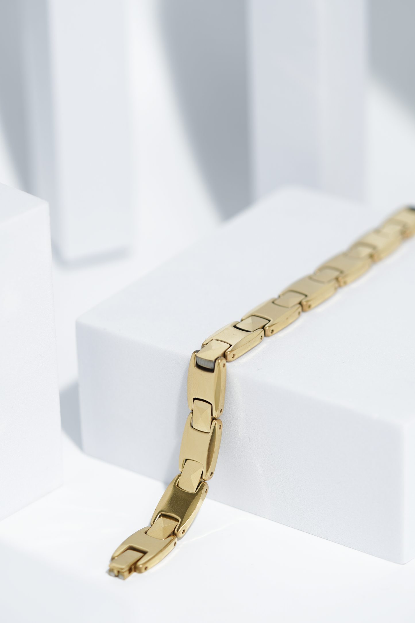 Golden Oval - Ceramic bracelet for men. worldjewel.in men's bracelets