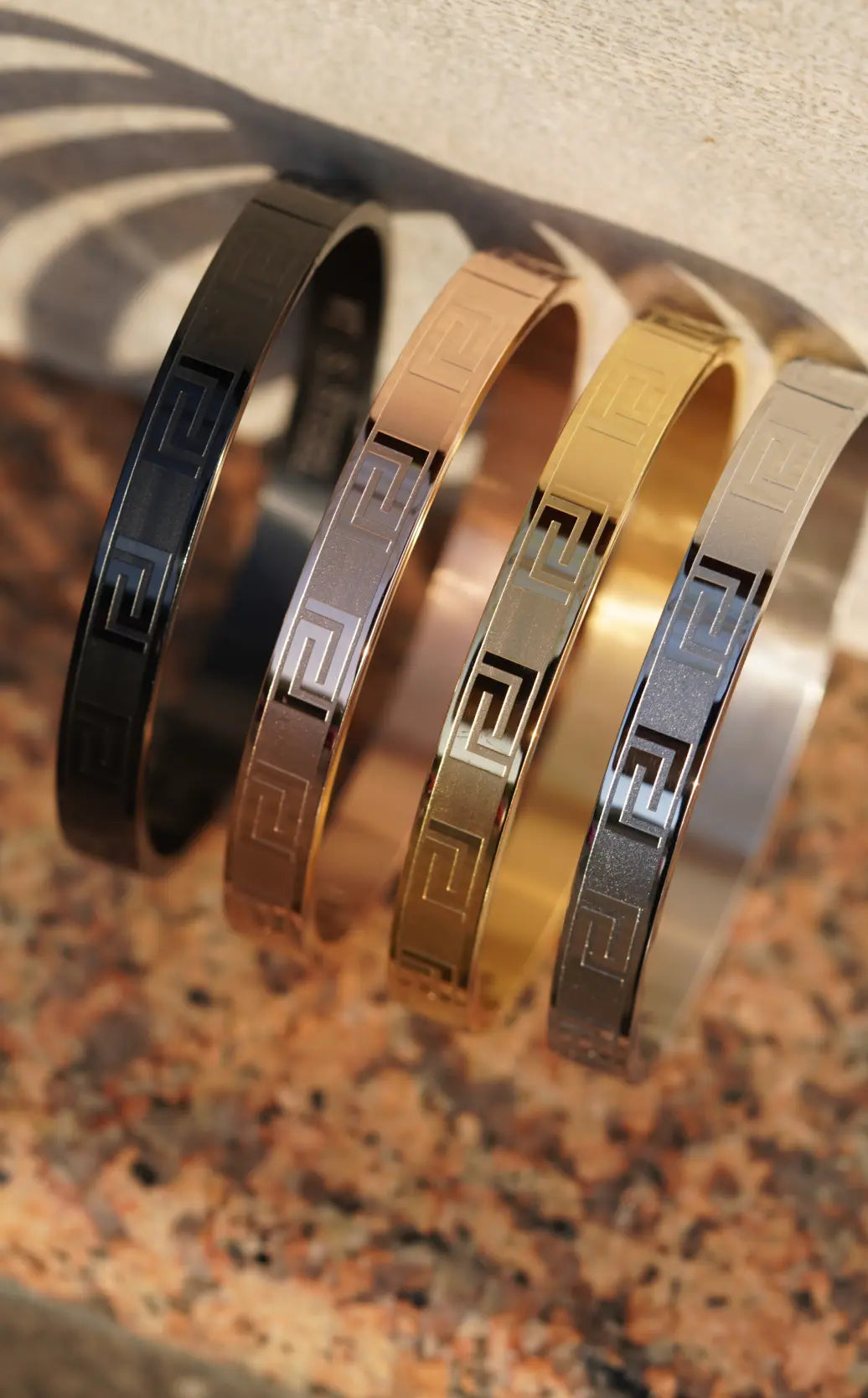 Bold greek Key - kada For Men. worldjewel.in men's bracelets