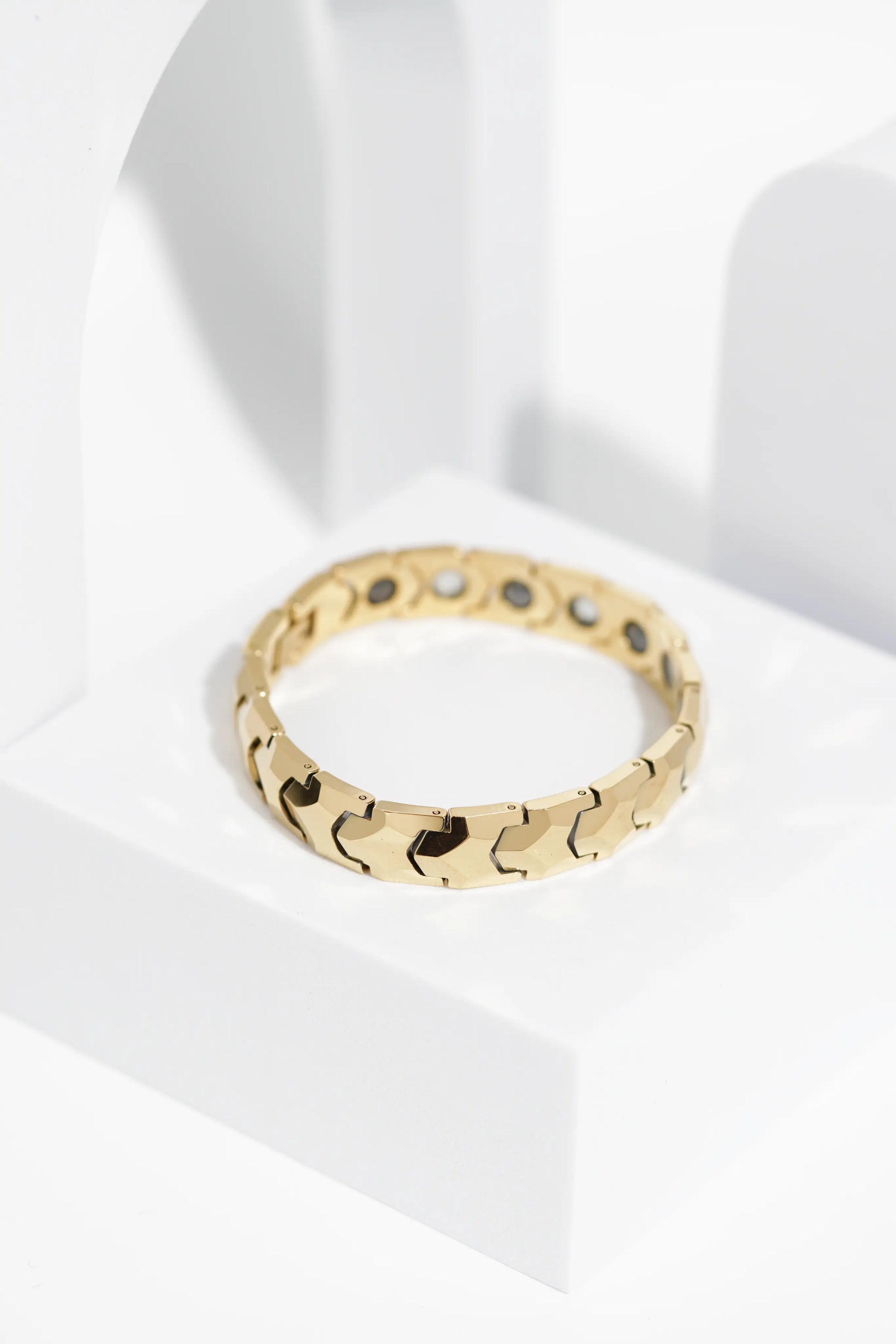 Golden Bold - Ceramic bracelet for men worldjewel.in men's bracelets