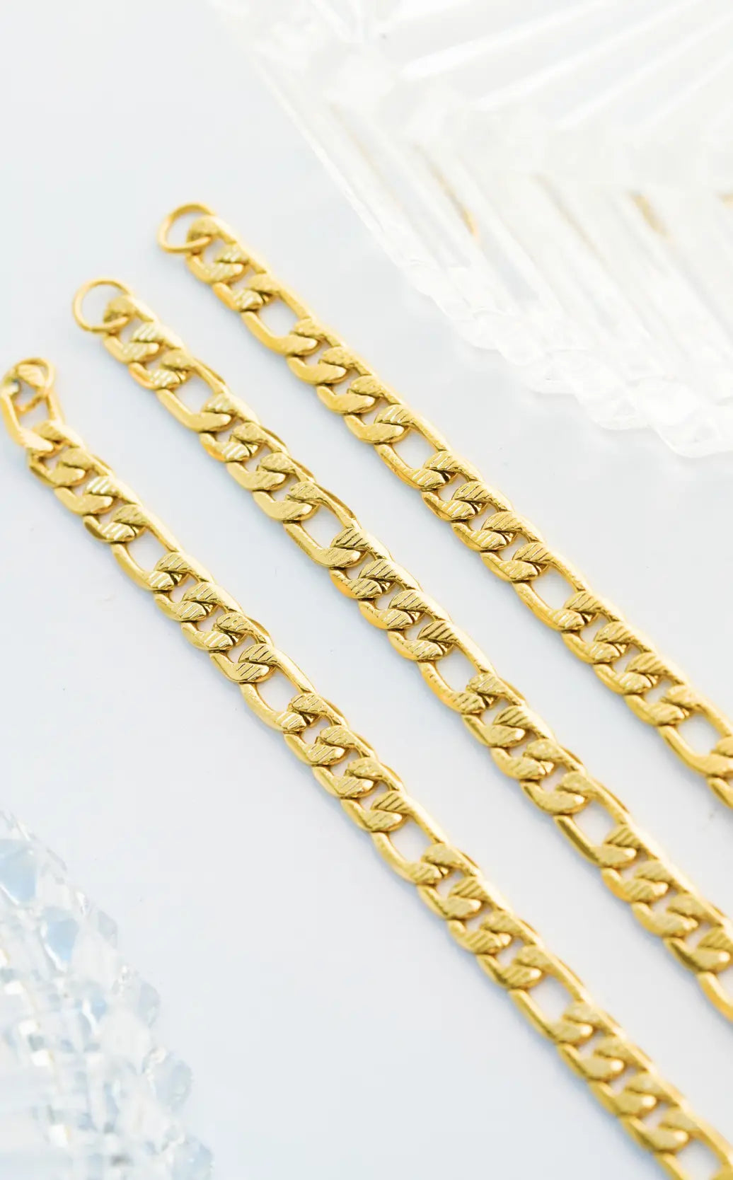 Sleek chain bracelets (3 pices ) worldjewel.in men's bracelets