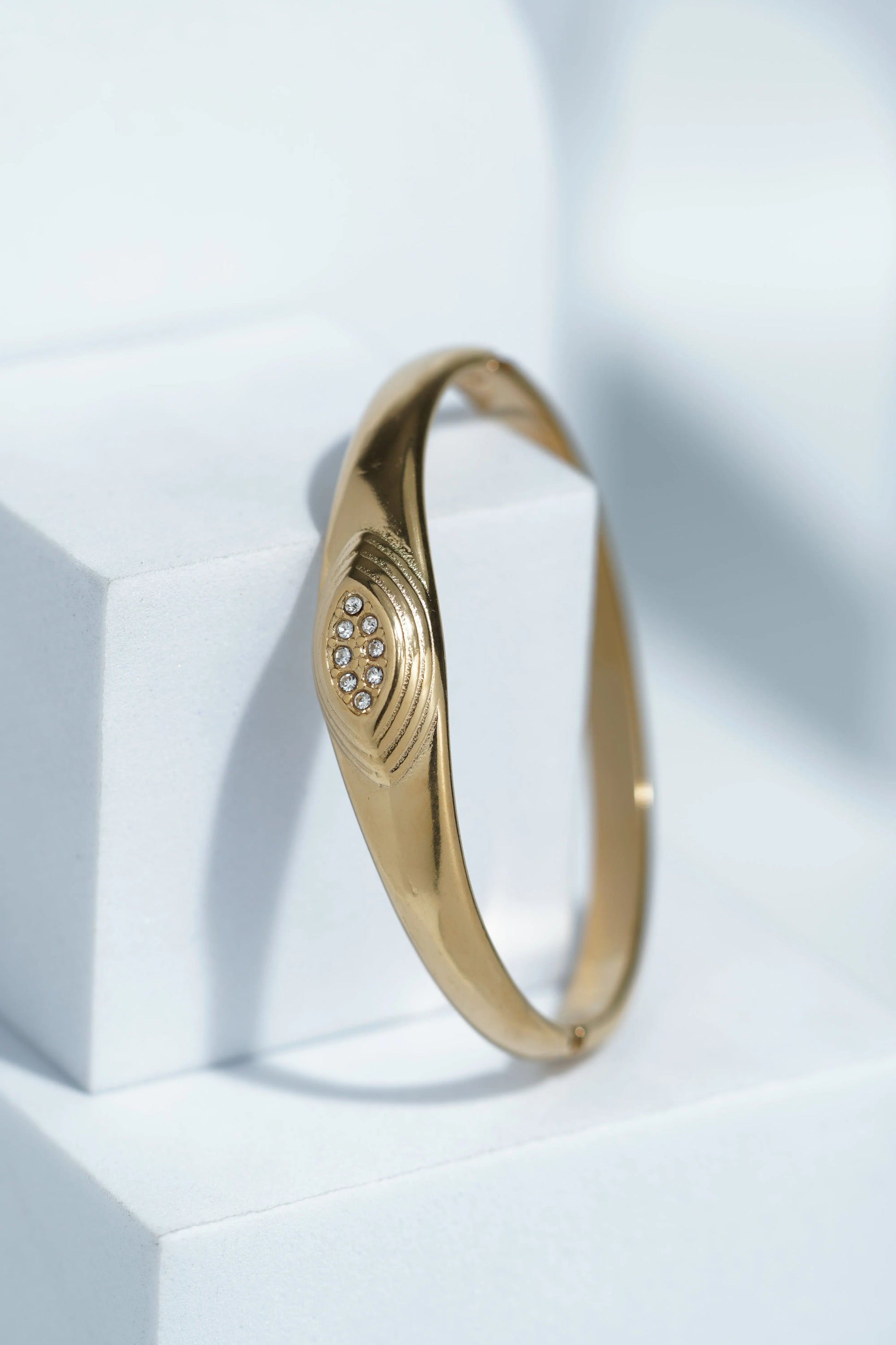 Solstice Shine Bangle Bracelet worldjewel.in CUFF BRACELET FOR WOMEN
