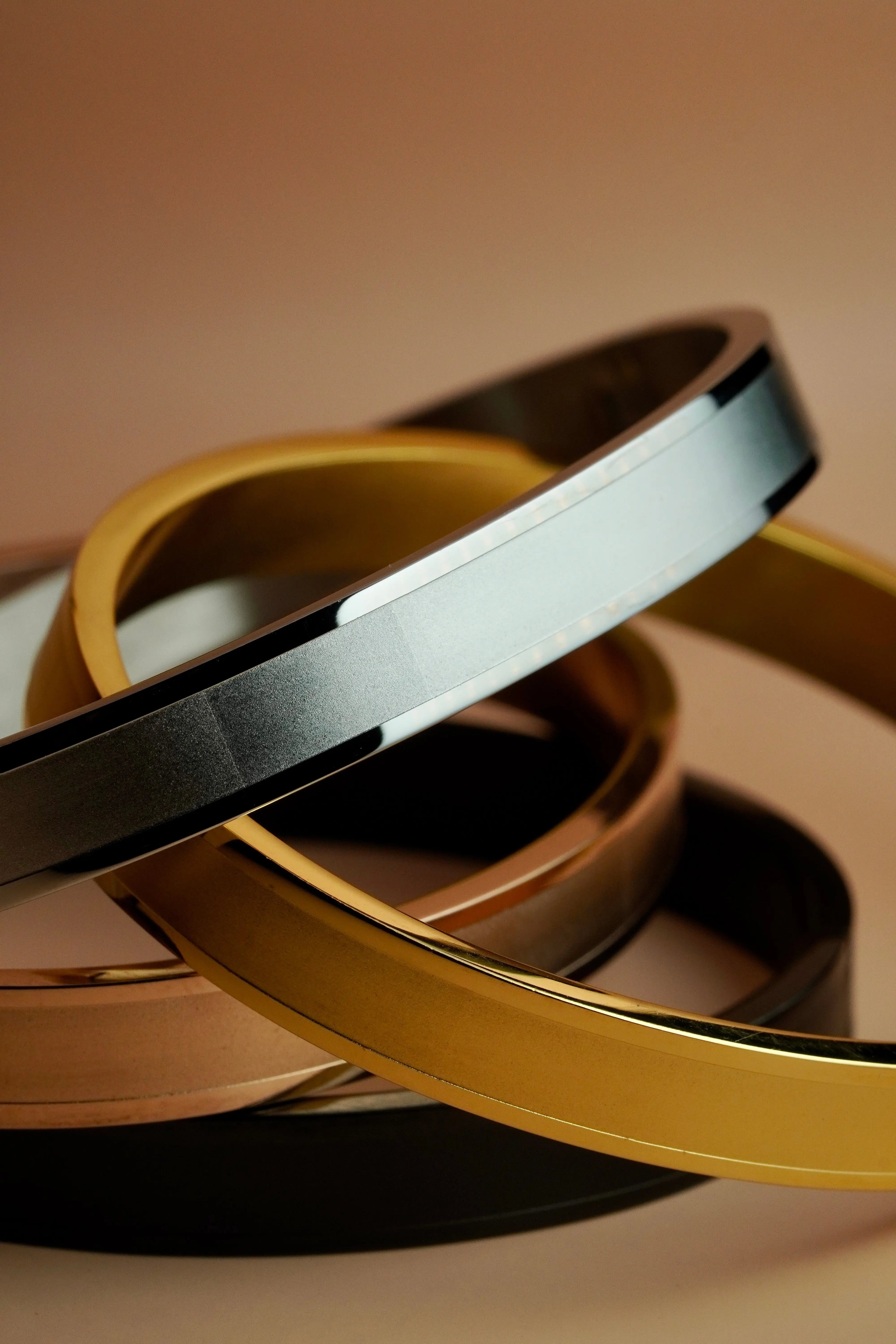 MATTE MENS KADA -- men's bracelets- worldjewel.in