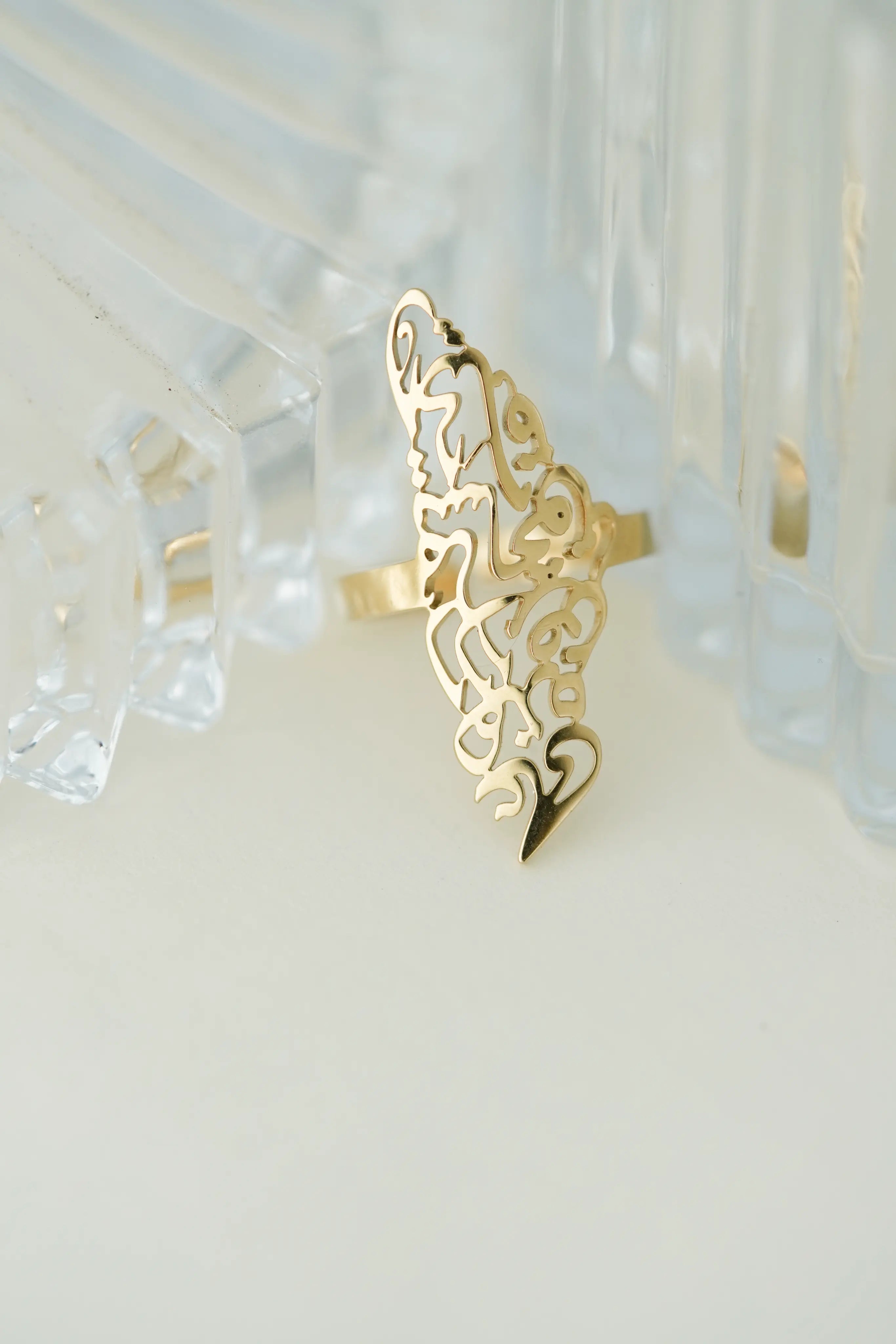 Arabic  Adjustable Ring worldjewel.in ADJUSTABLE RING