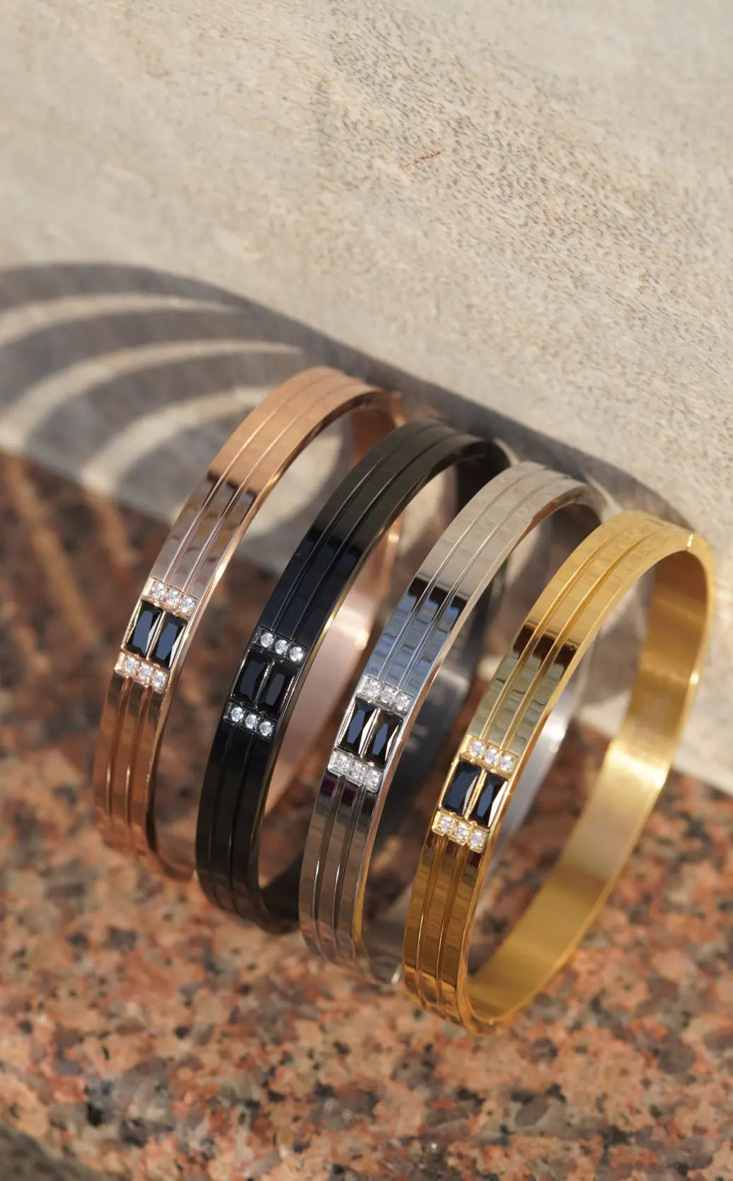 Black Diamond - kada For Men. worldjewel.in men's bracelets