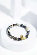Black & Yellow Crown  Bead Bracelets | Unisex worldjewel.in Bead Bracelets