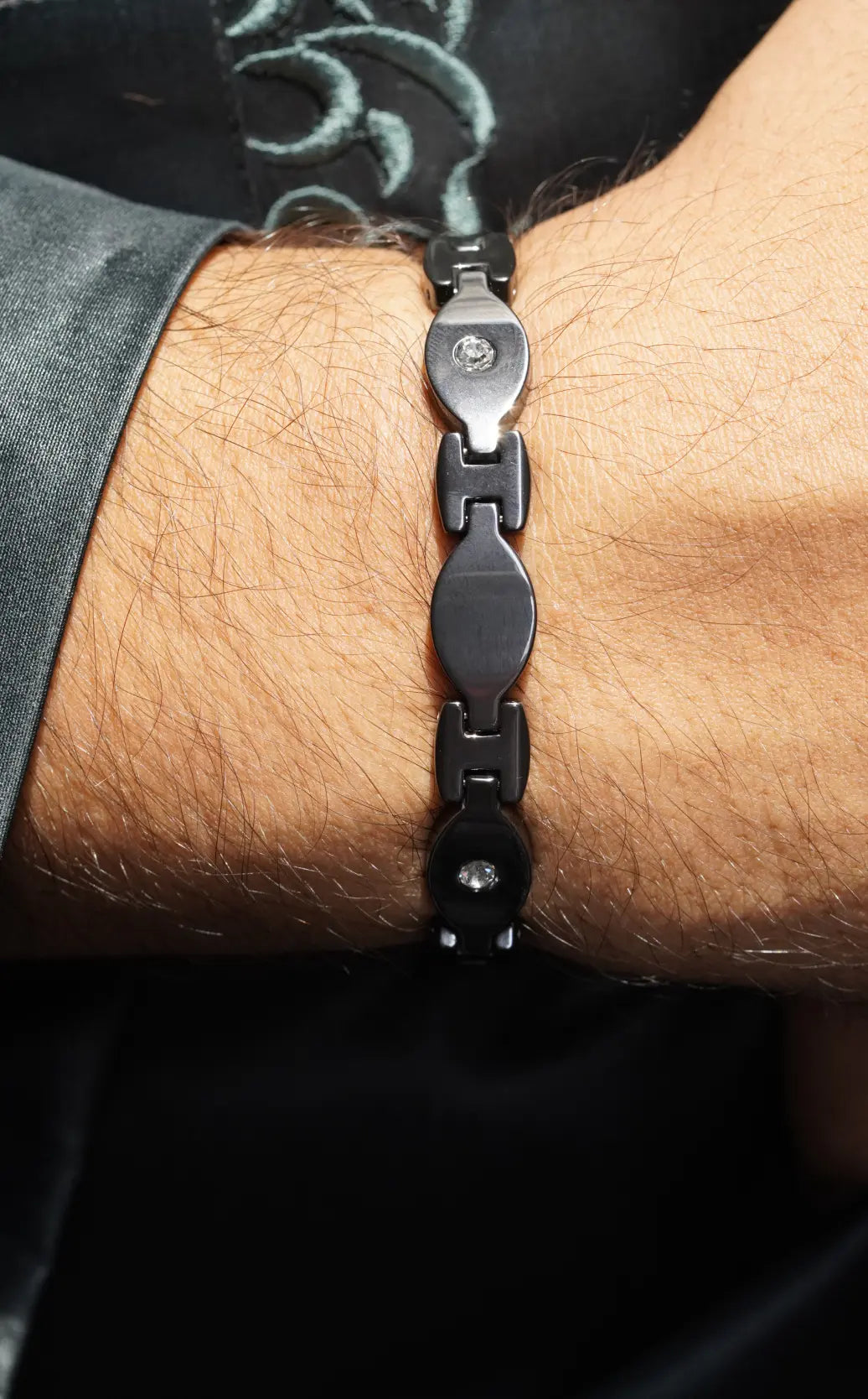Black full - Ceramic bracelet for men worldjewel.in men's bracelets