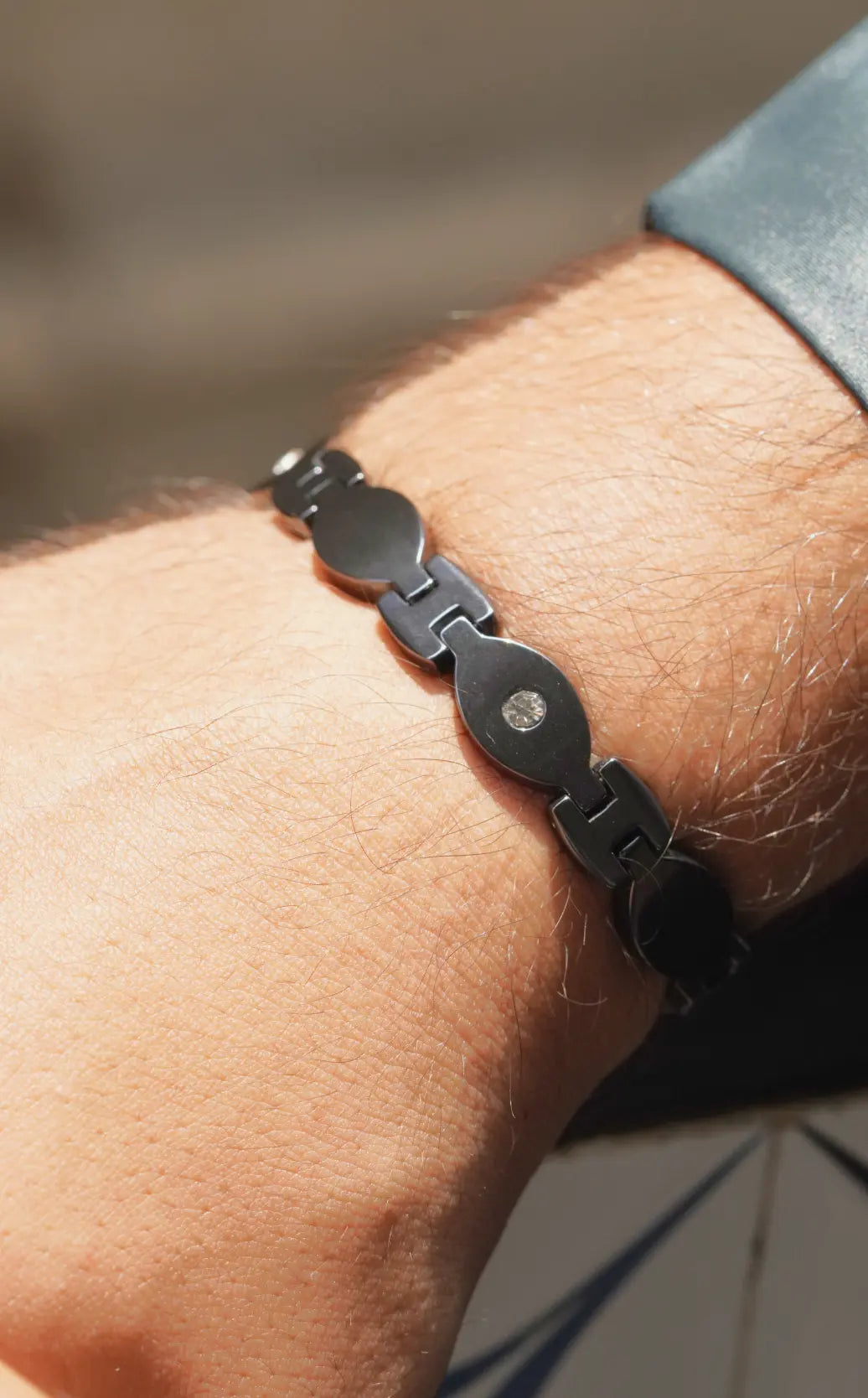 Black full - Ceramic bracelet for men worldjewel.in men's bracelets