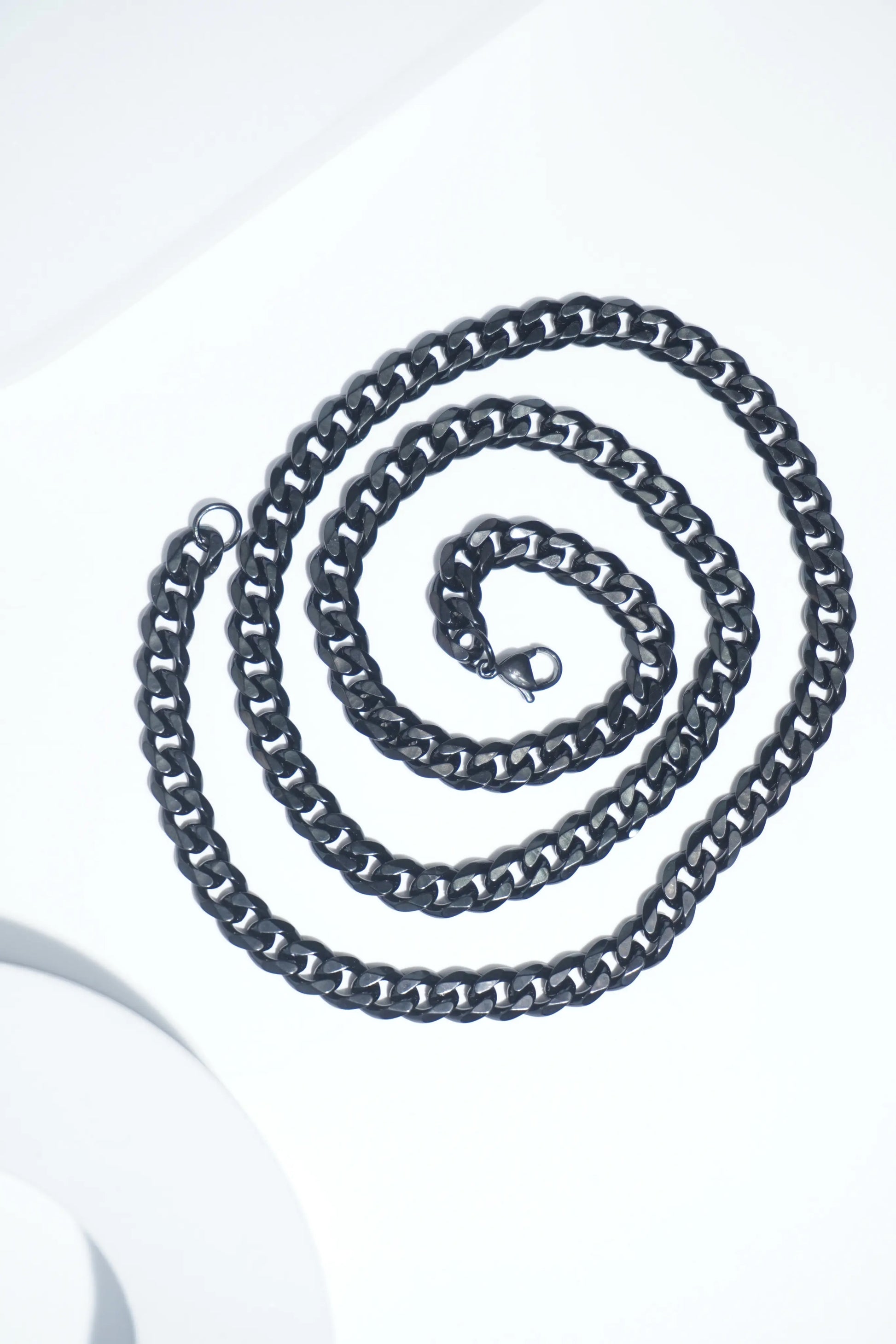 Black snake Classic chain | Stainless Steel chain for men's | 24inch | Anti-Tarnish. worldjewel.in Men's chain