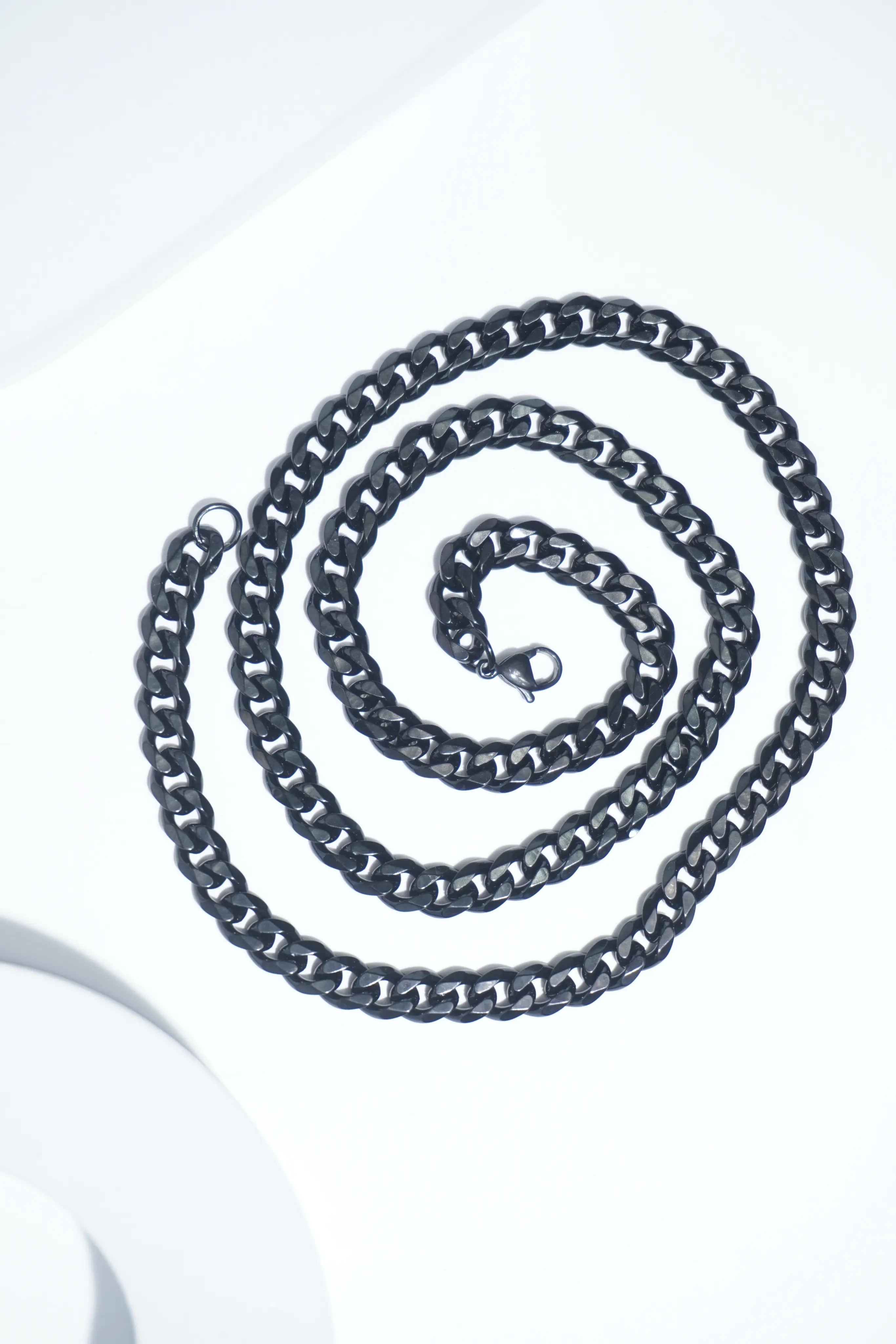 Black snake Classic chain | Stainless Steel chain for men's | 24inch | Anti-Tarnish. worldjewel.in Men's chain