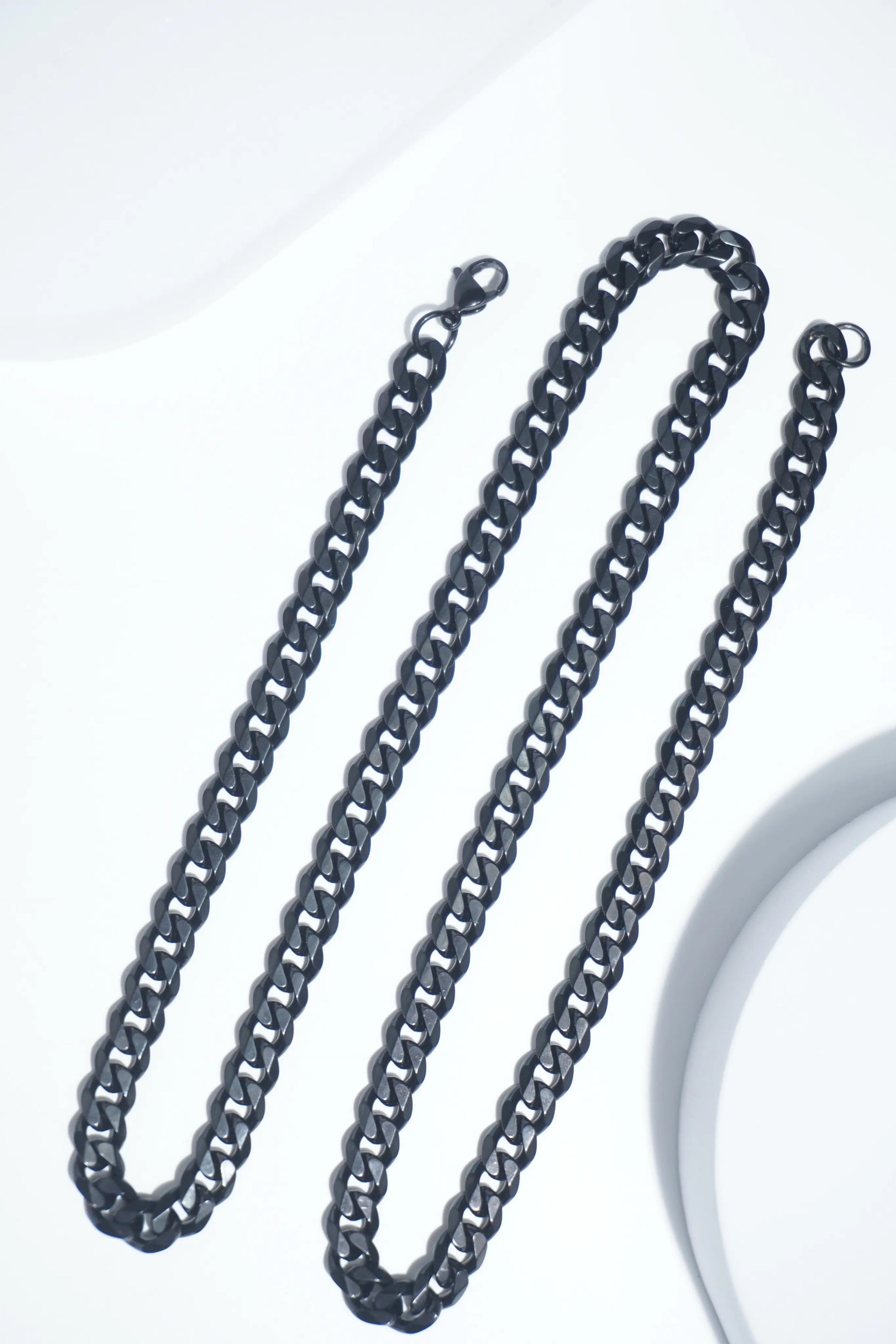 Black snake Classic chain | Stainless Steel chain for men's | 24inch | Anti-Tarnish. worldjewel.in Men's chain