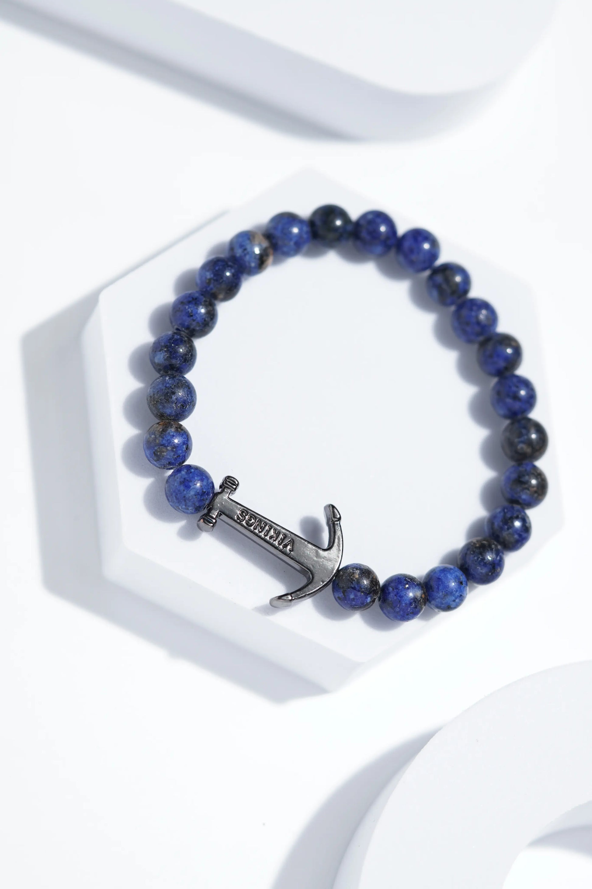 Blue Hook  Bead Bracelets | Unisex. worldjewel.in Bead Bracelets