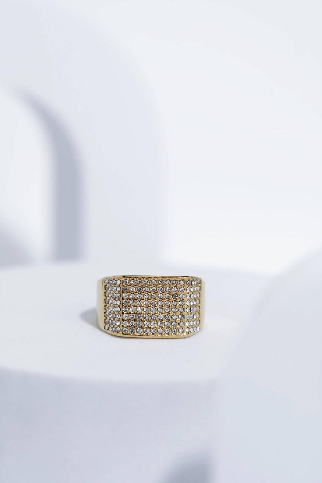 Bold Iced Diamond Ring For Men worldjewel.in men's ring