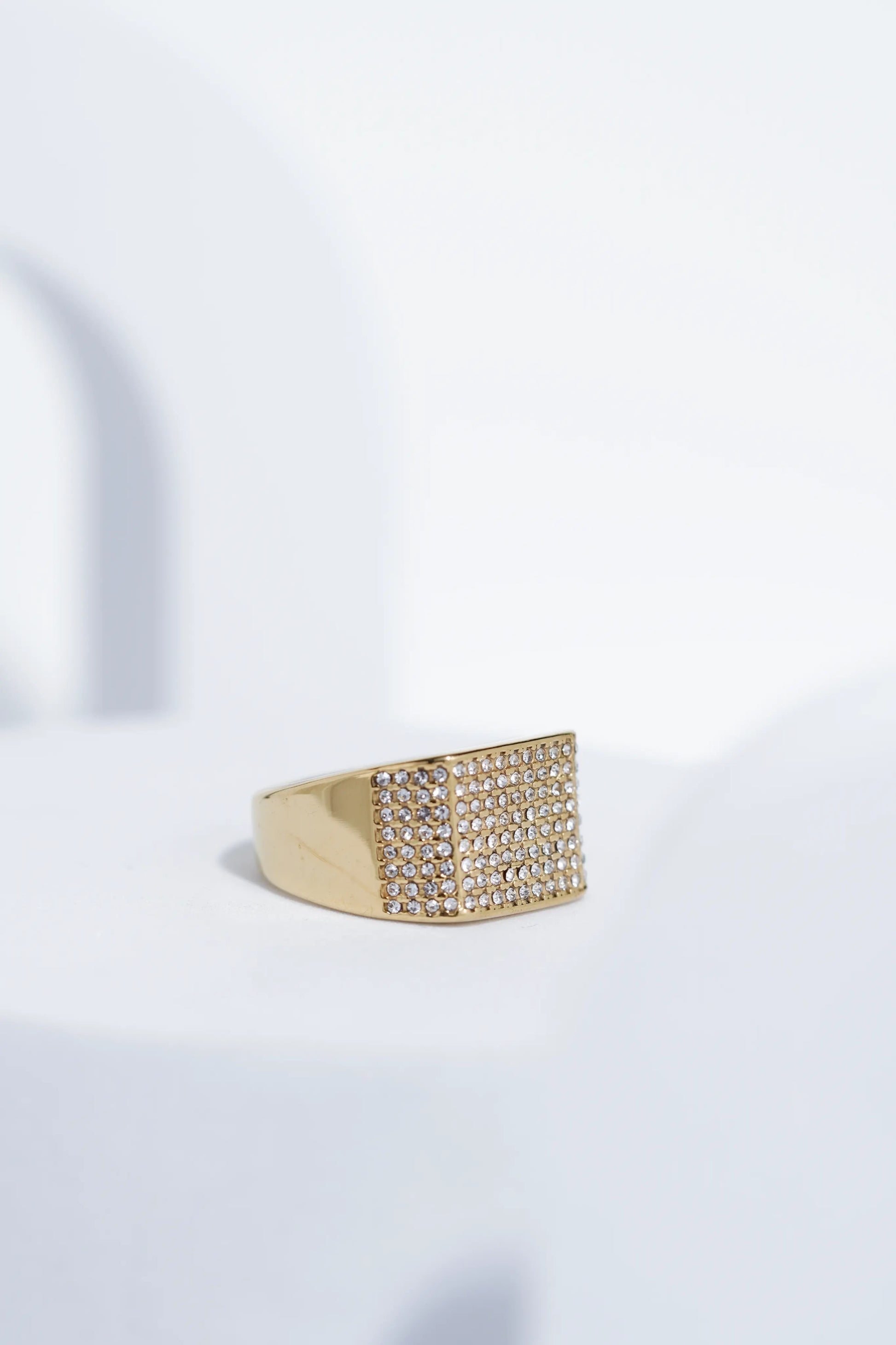 Bold Iced Diamond Ring For Men worldjewel.in men's ring