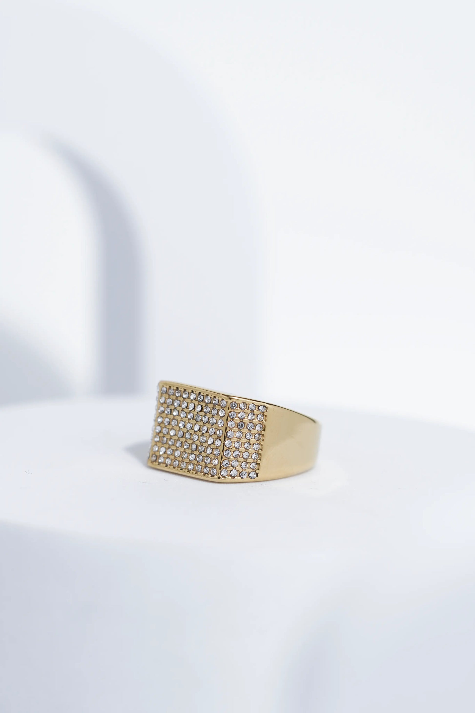 Bold Iced Diamond Ring For Men worldjewel.in men's ring