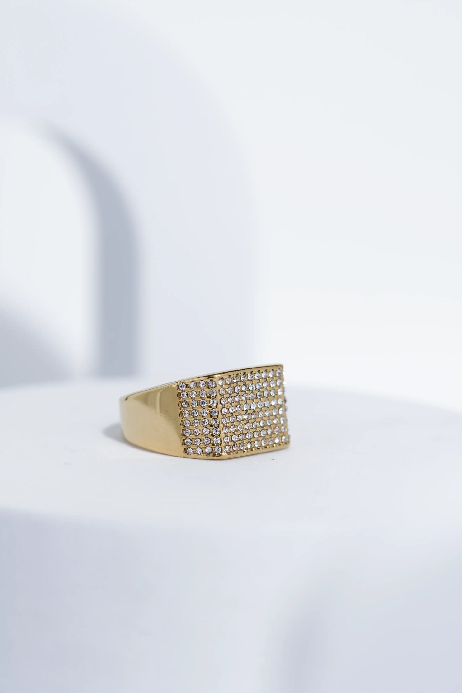 Bold Iced Diamond Ring For Men worldjewel.in men's ring