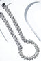 Bold Silver Ice-chain 20inch Unisex Hiphop style.