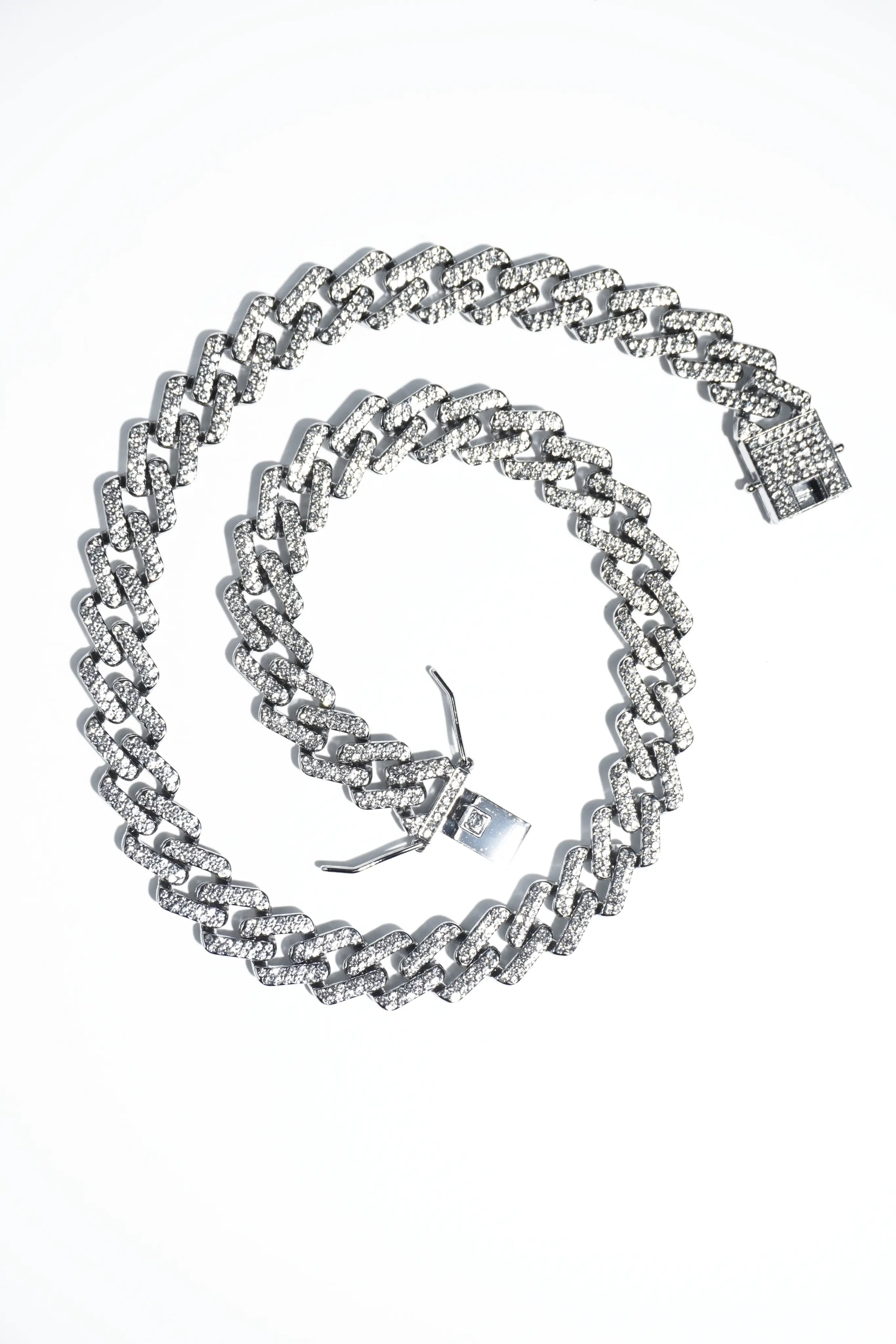 Bold Silver | Ice-chain | Unisex | Hiphop style. worldjewel.in Unisex-ice-chain