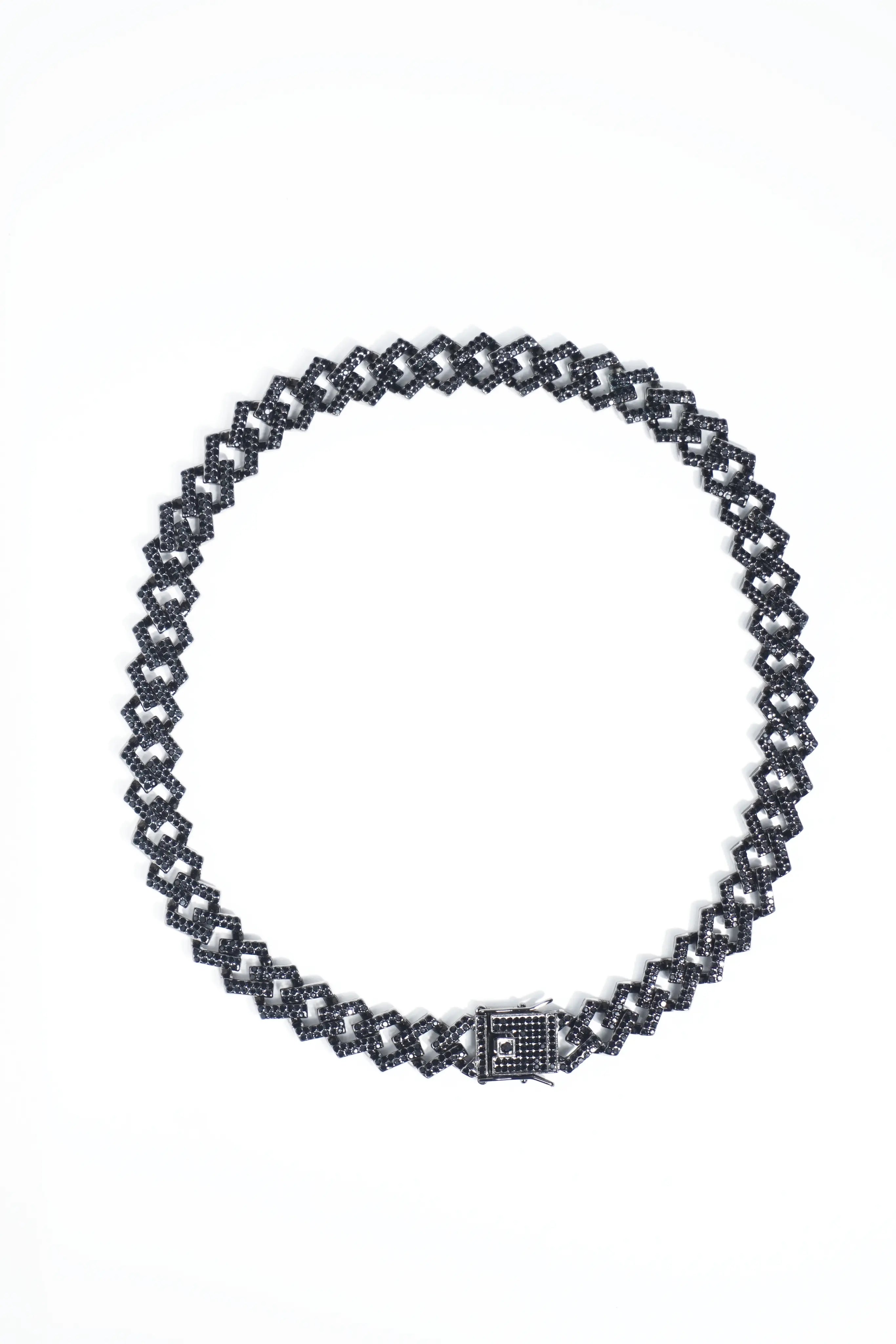 Bold black | Ice-chain | Unisex | Hiphop style. worldjewel.in Unisex-ice-chain
