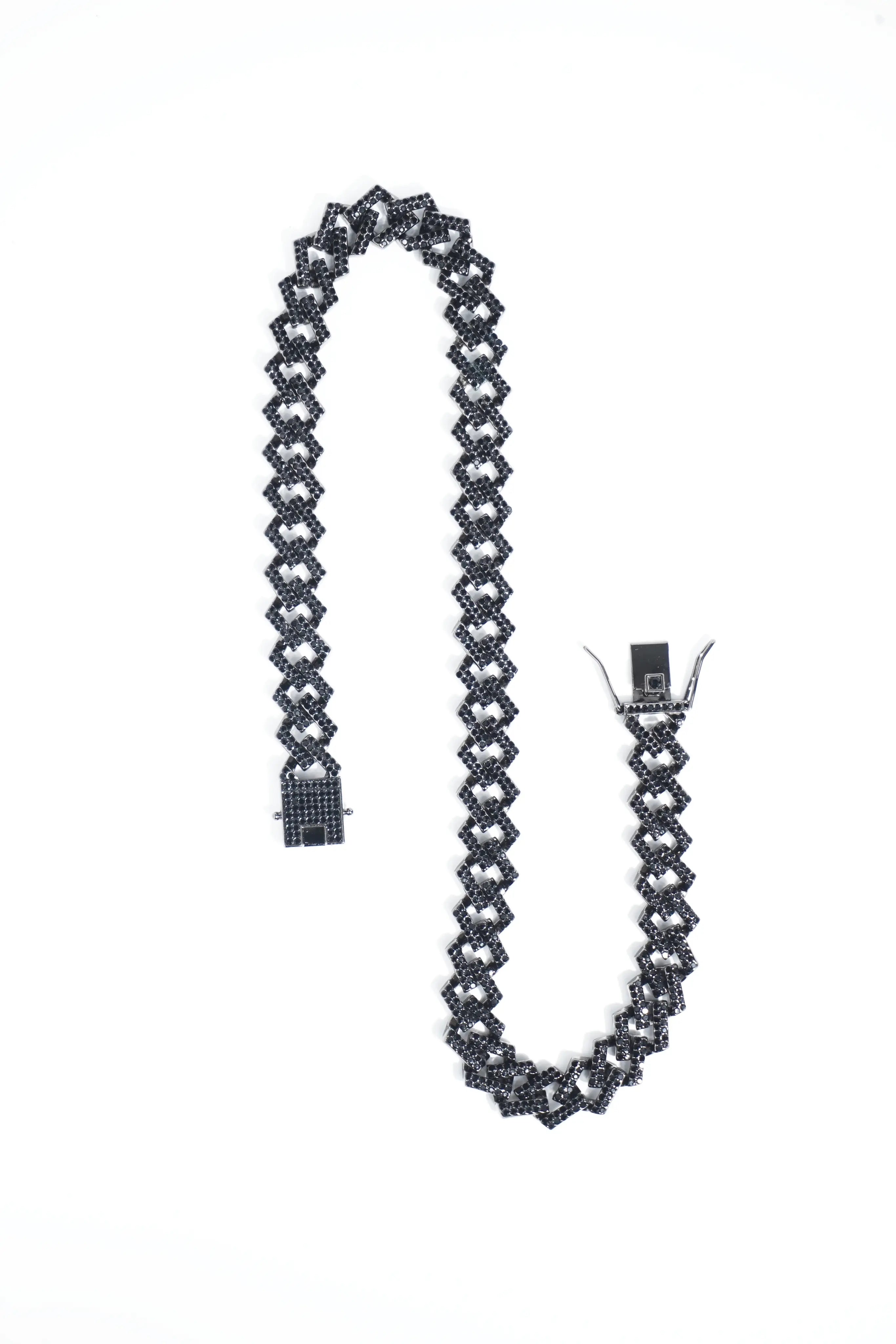 Bold black | Ice-chain | Unisex | Hiphop style. worldjewel.in Unisex-ice-chain