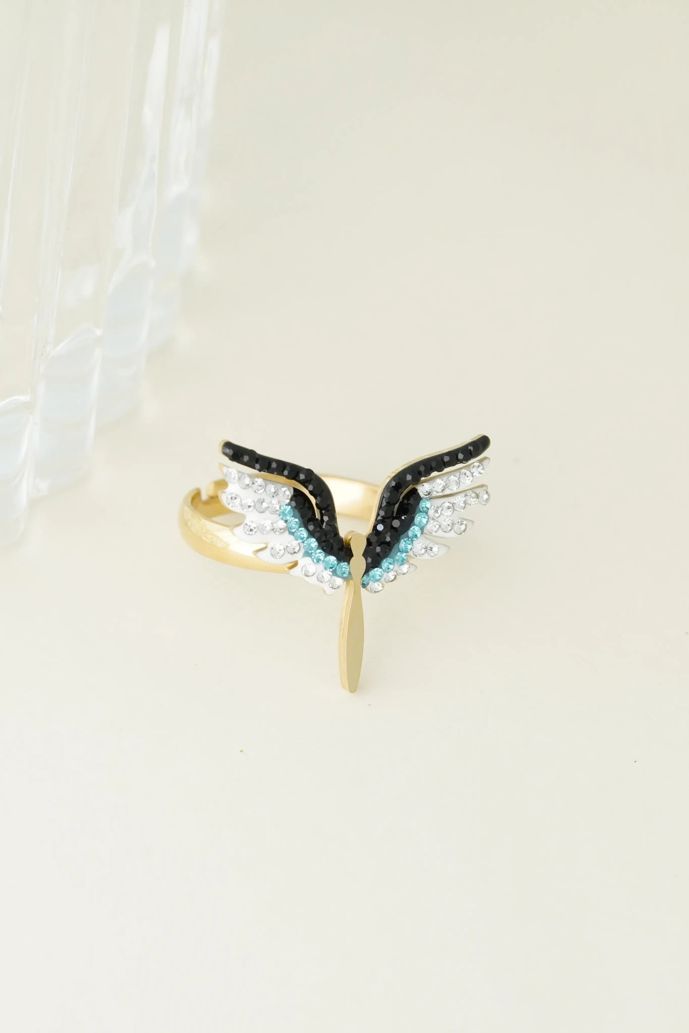 Butterfly  Adjustable Ring worldjewel.in ADJUSTABLE RING