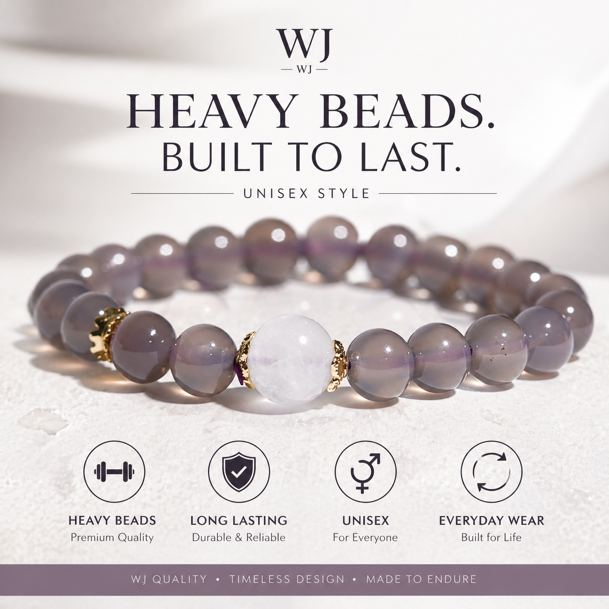 Moonveil Aura-Beads Bracelet (Unisex)