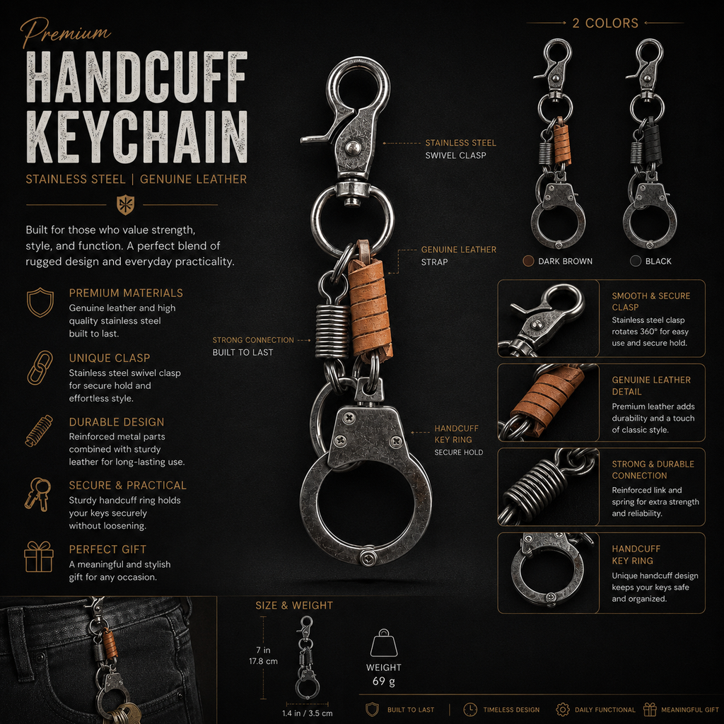 The Chrome Cuff Keychain