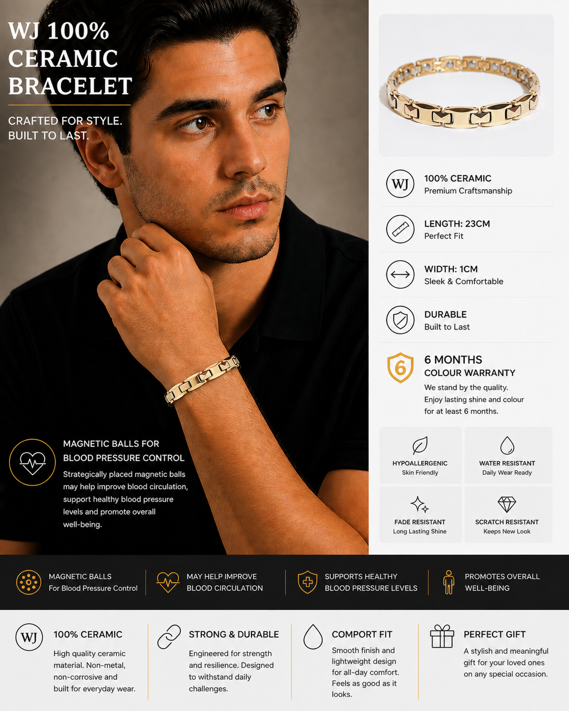 The Gilded Aurelia Link Bracelet