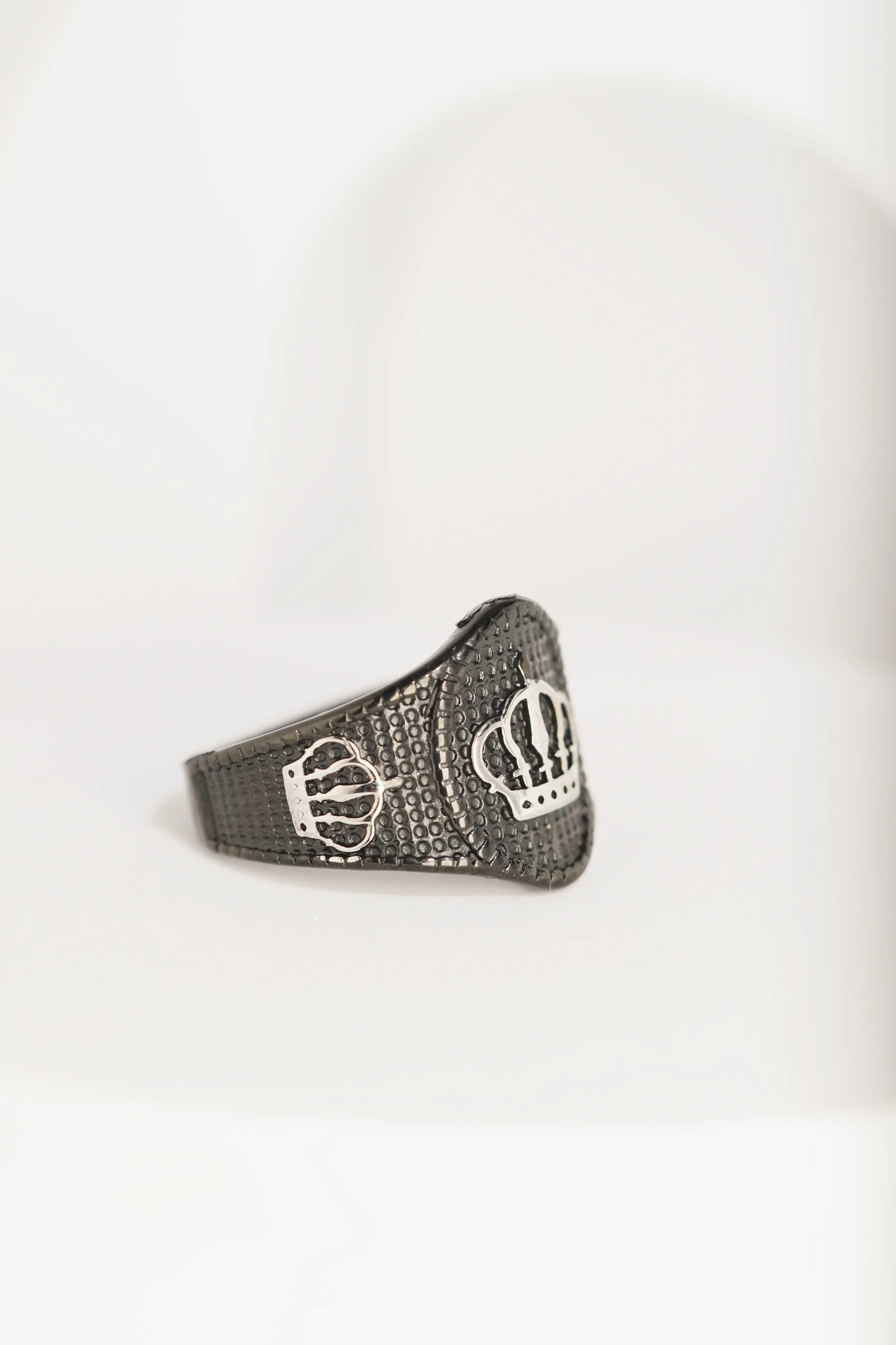 Crown & Dotted Ring For Men worldjewel.in men's ring