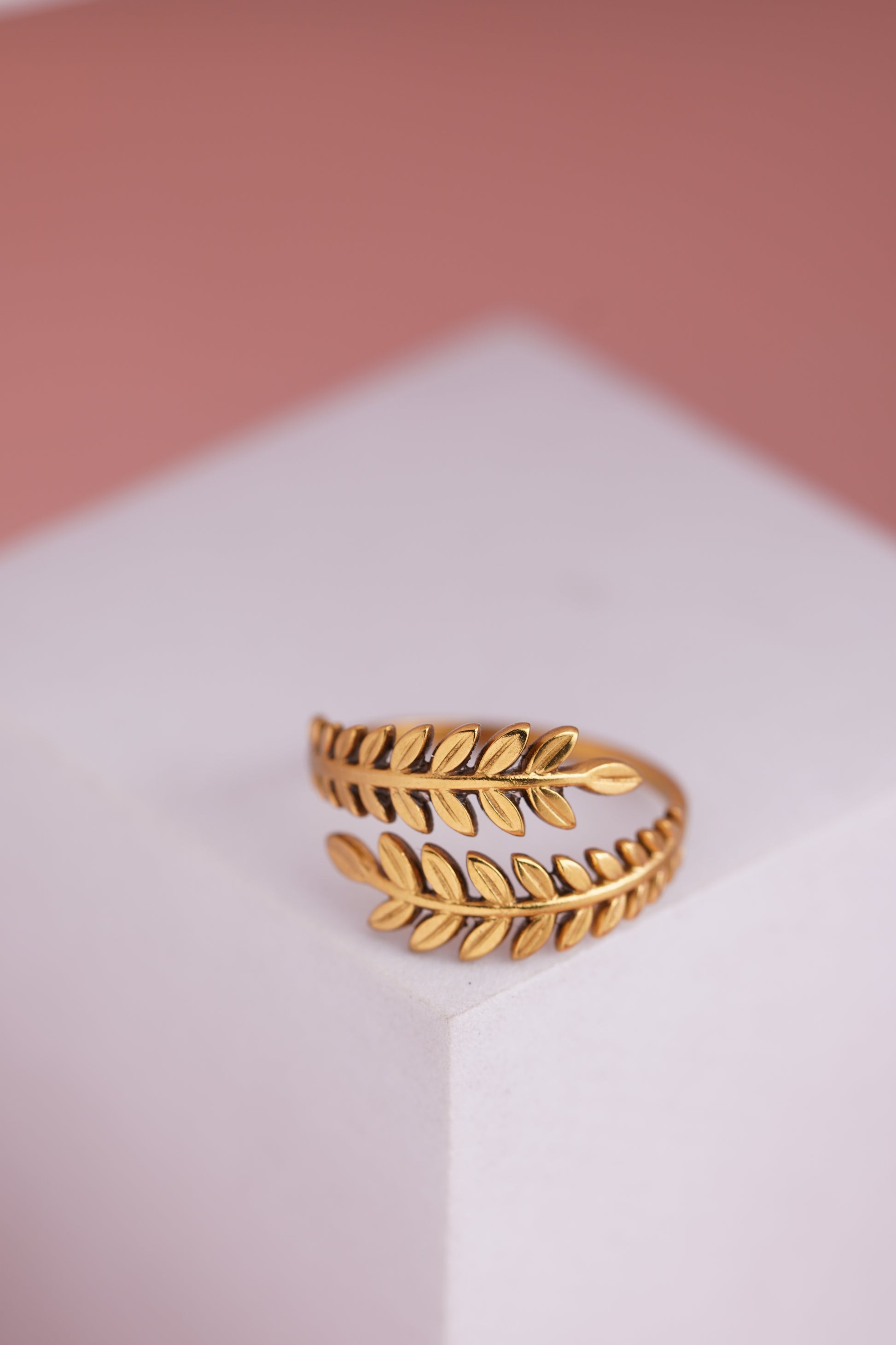 Leaf pattern Adjustable Ring( 540)