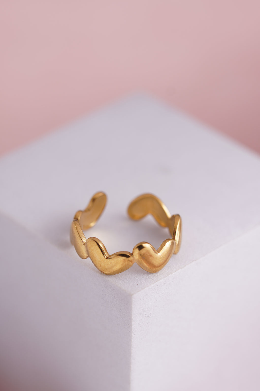Mini Heart Adjustable Ring (530)