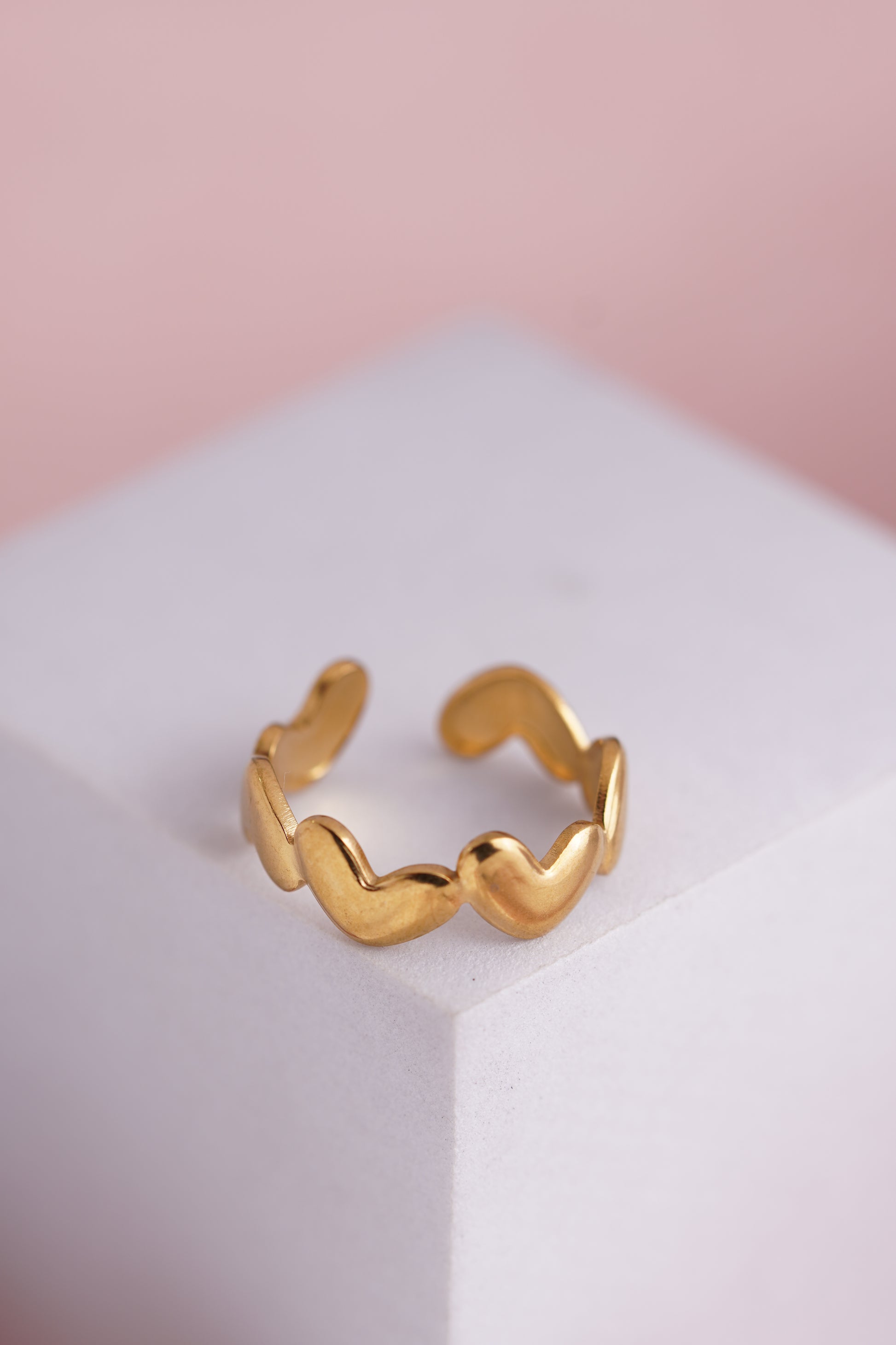 Mini Heart Adjustable Ring (530)