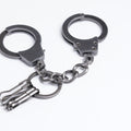 Antique Bronze Industrial Handcuff Keychain - Vintage Style