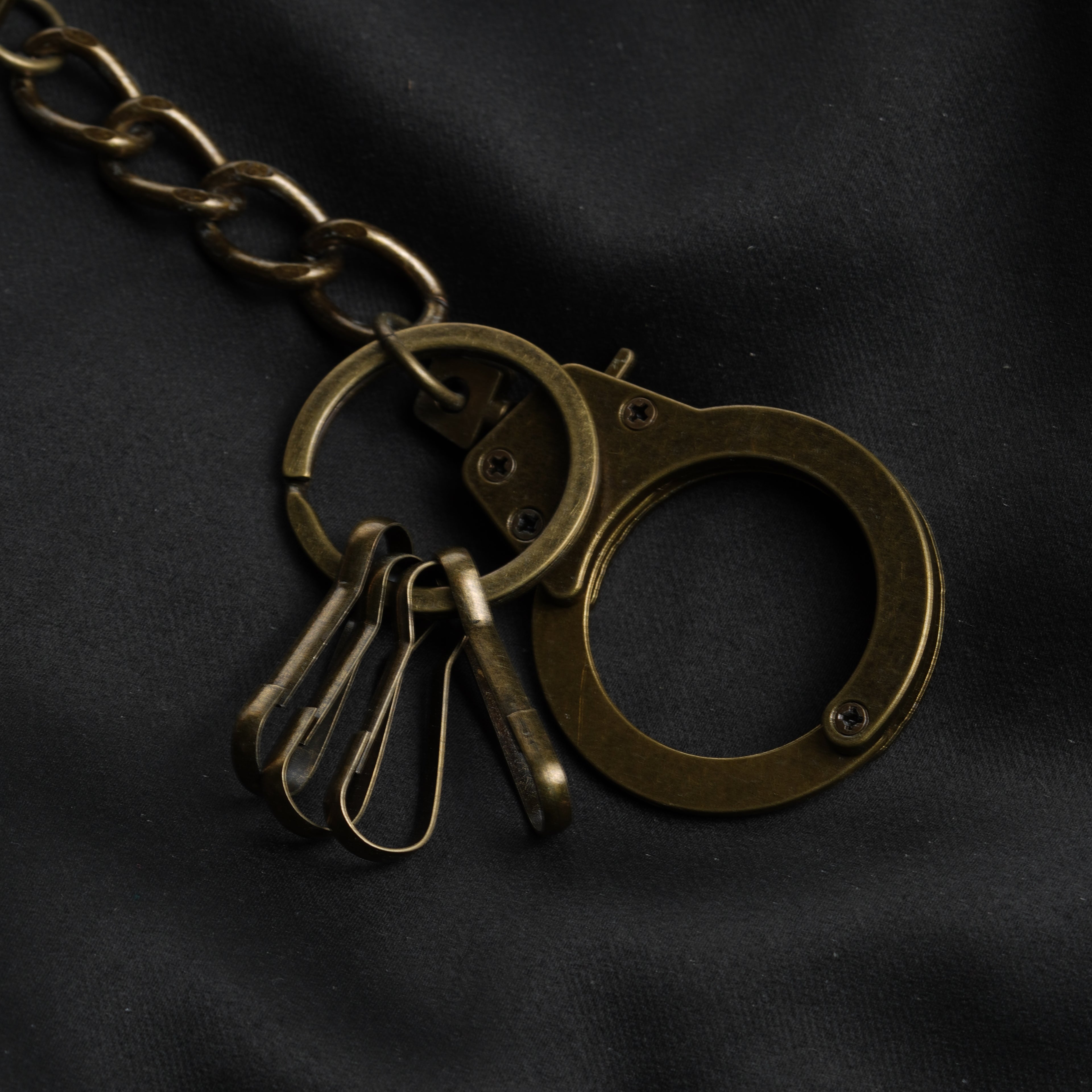 Gridlock Double Cuff Keychain