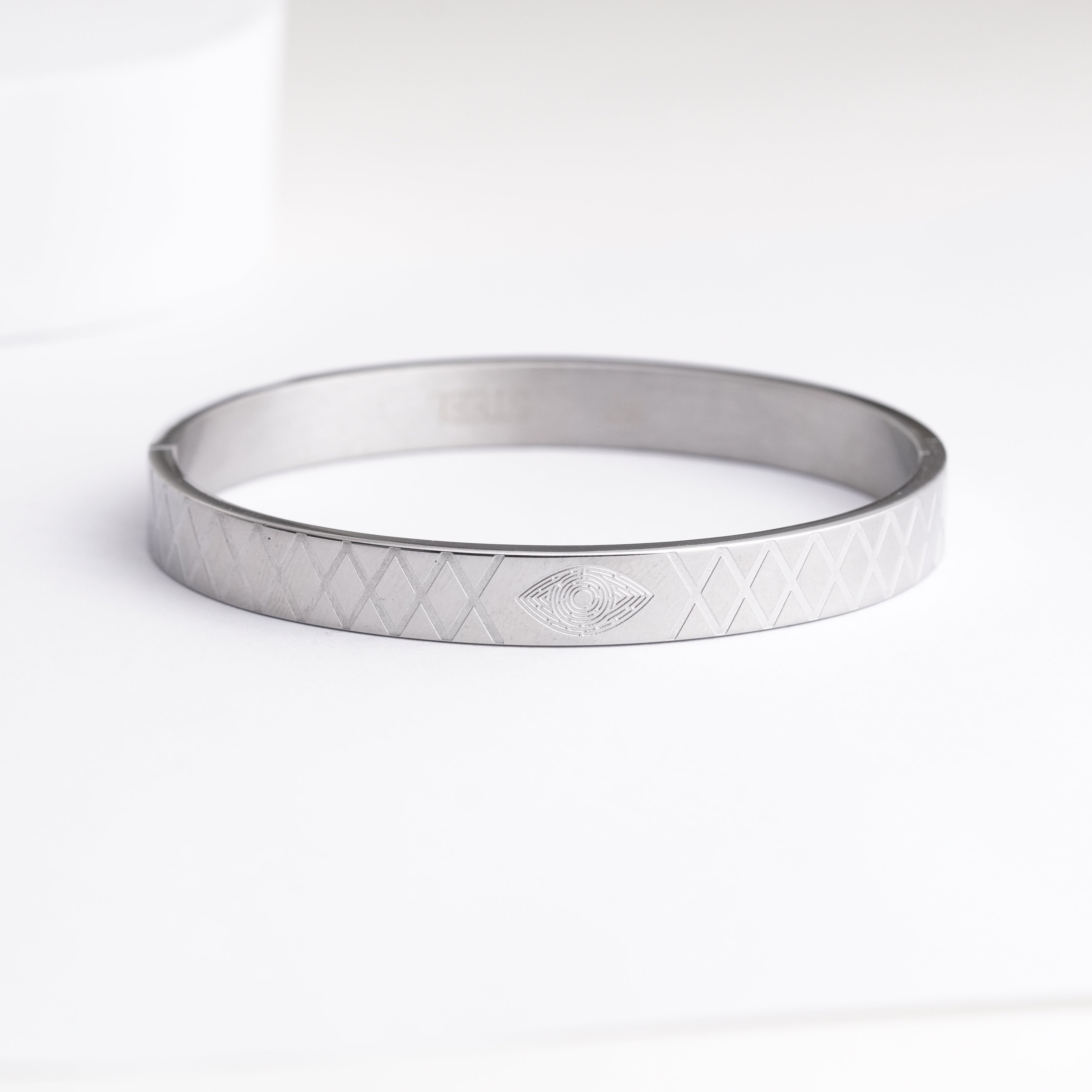 The Ward "Evil Eye" Stainless Steel Kada