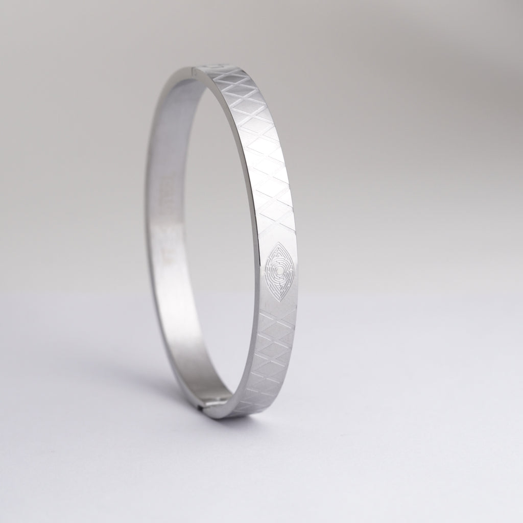 The Ward "Evil Eye" Stainless Steel Kada
