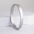 Aura Bark-Textured Stainless Steel Kada