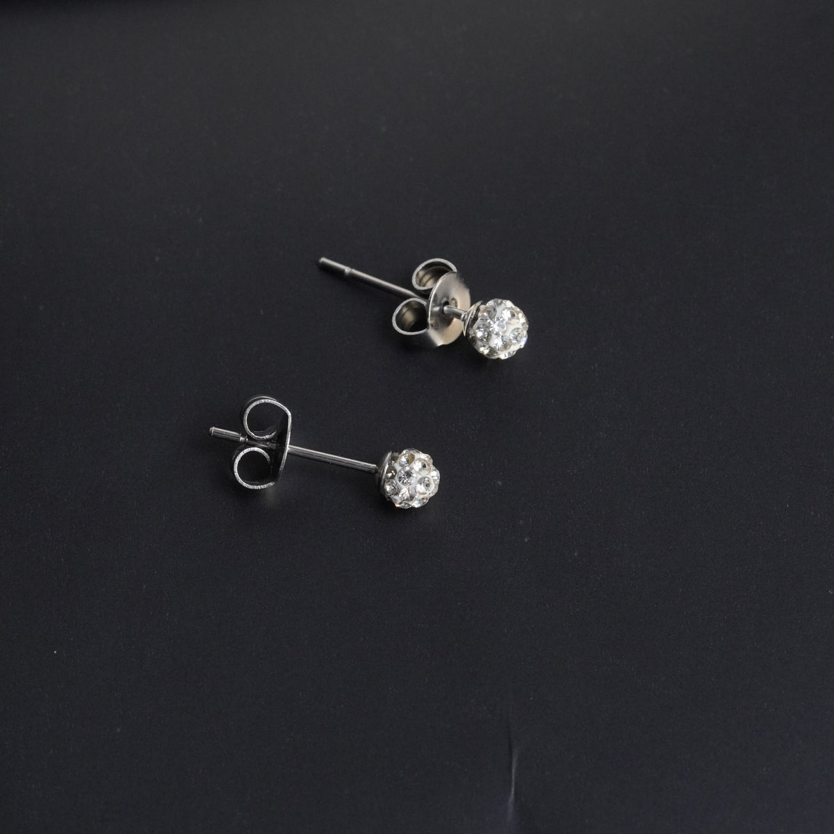 Dual Silhouette Zircon Set 2 Pair (4mm)