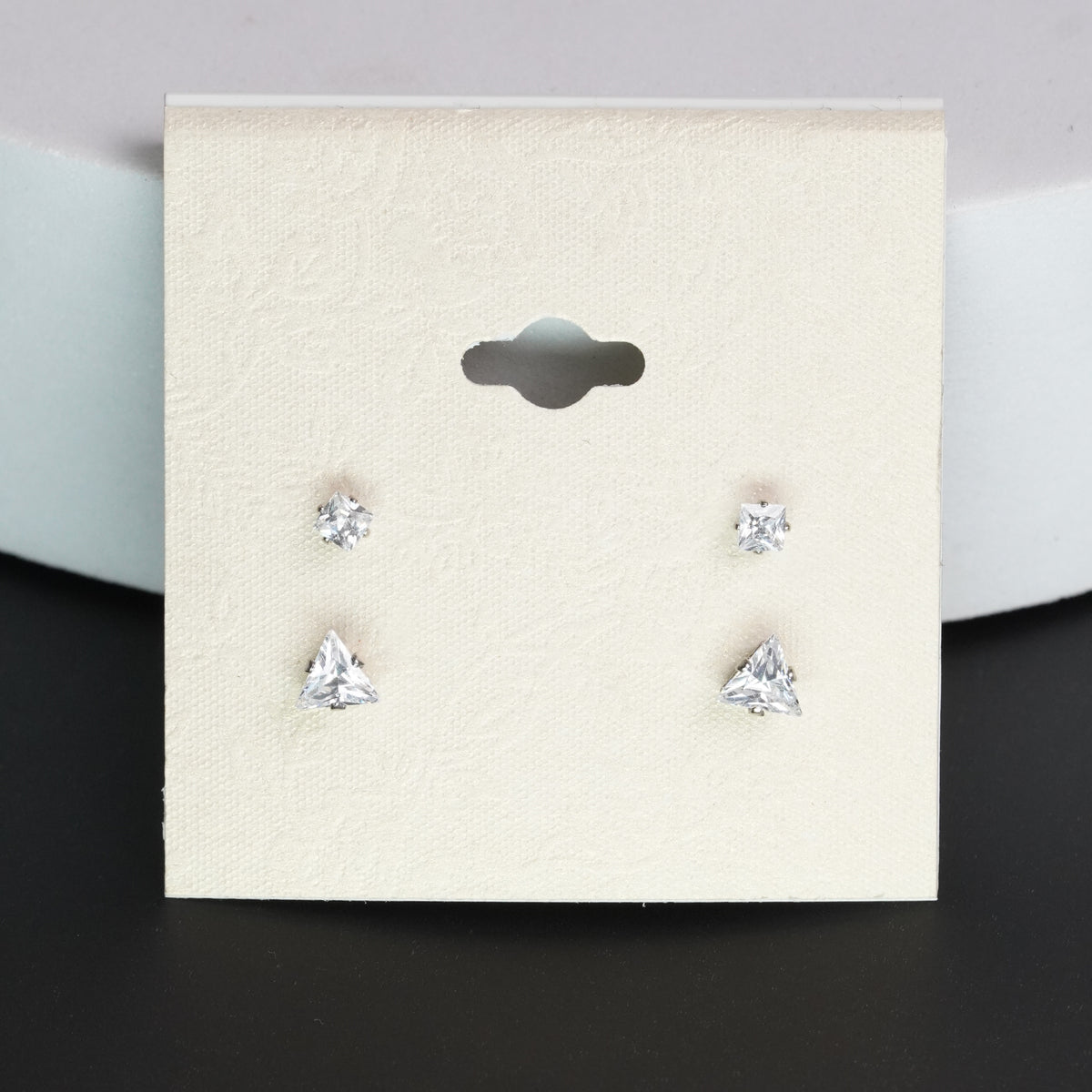 Dual Geo Stud Set (3mm Square & 5mm Triangle)