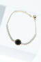 Sleek Stainless Steel Charm Bracelet For Women