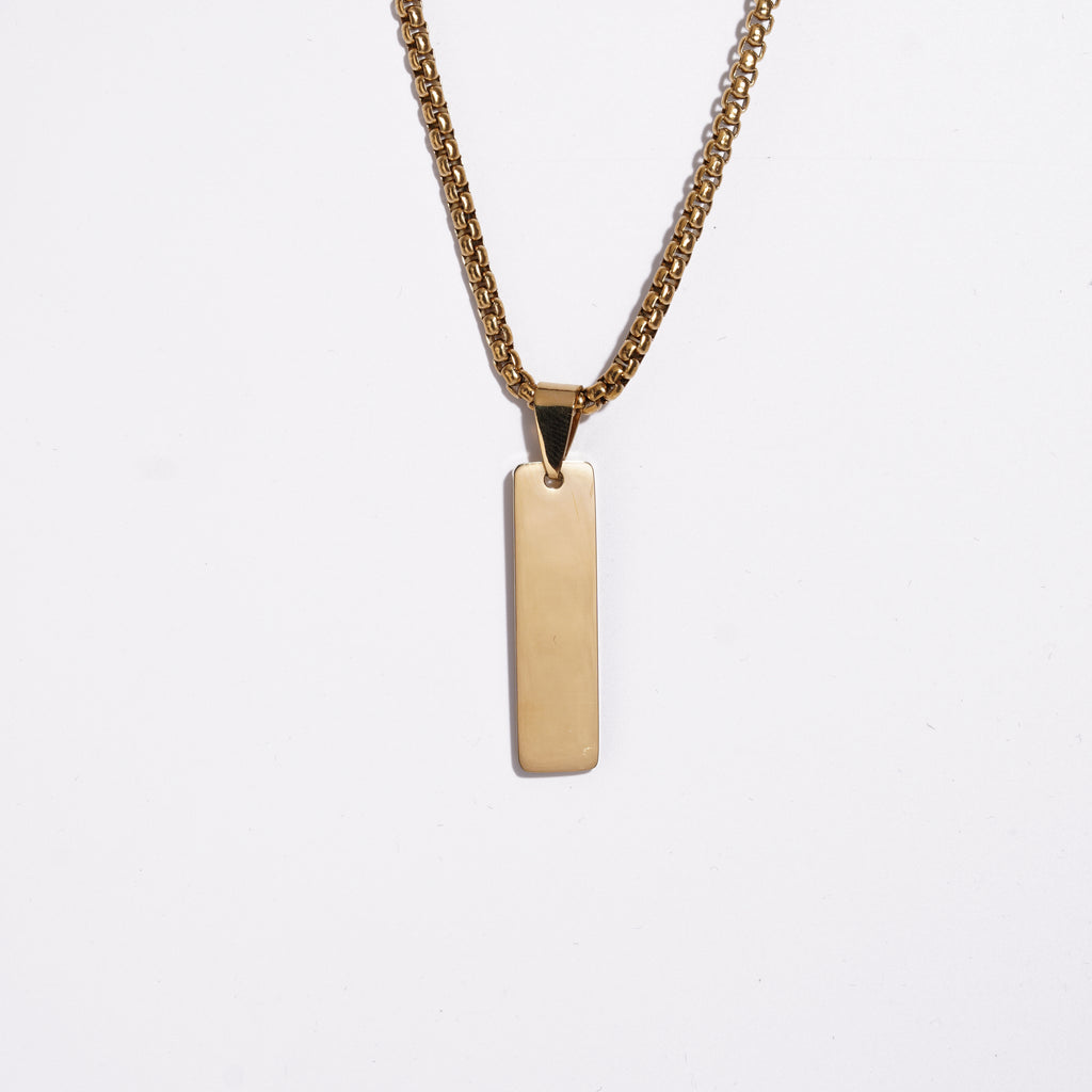 Rectangle Pendent With Ball Chain (XXL)